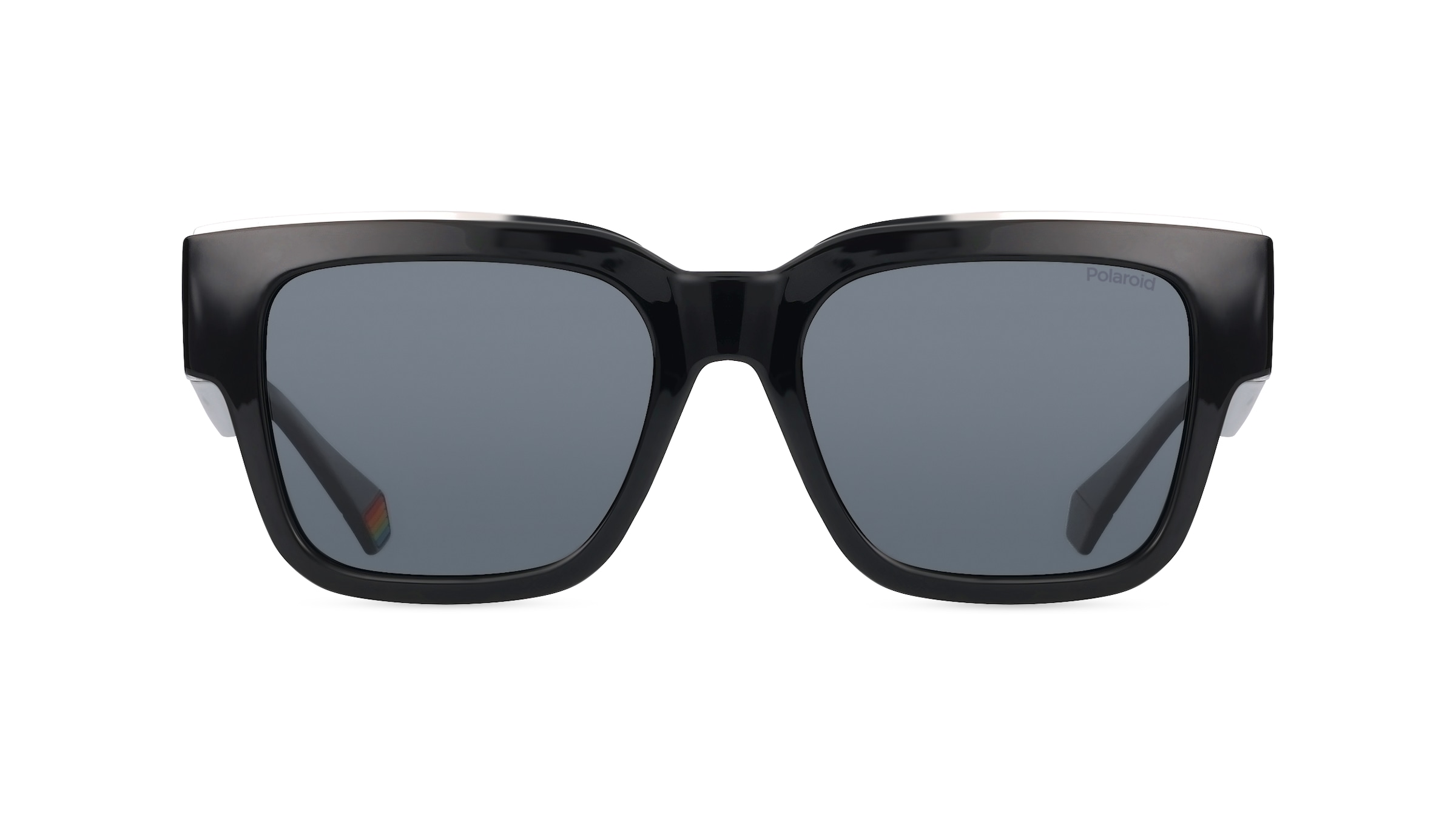 Polaroid PLD 6198/S/X Unisex-Sonnenbrille Vollrand Eckig Kunststoff-Gestell, schwarz