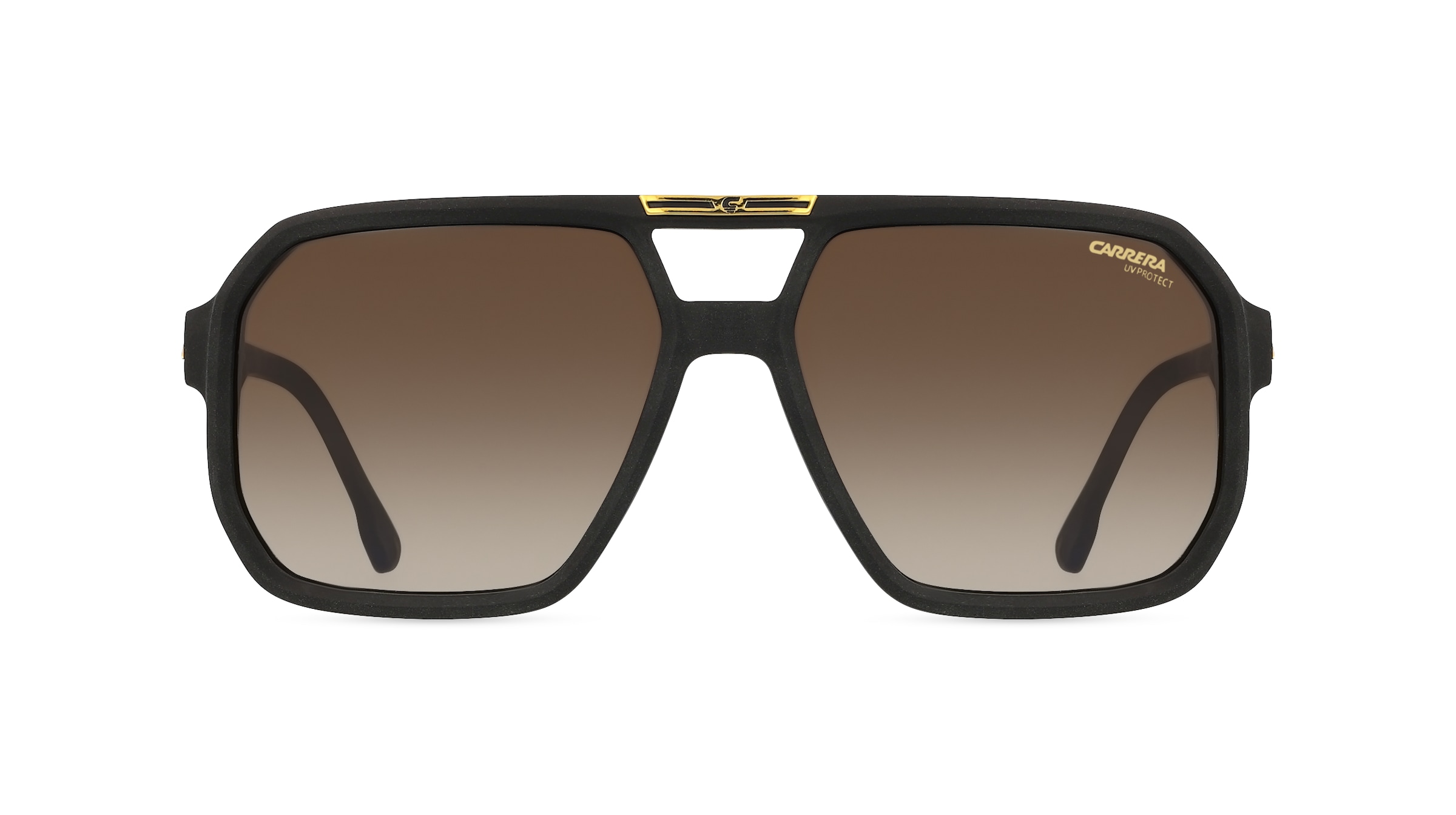 Carrera VICTORY C 01/S Herren-Sonnenbrille Vollrand Pilot Kunststoff-Gestell, schwarz