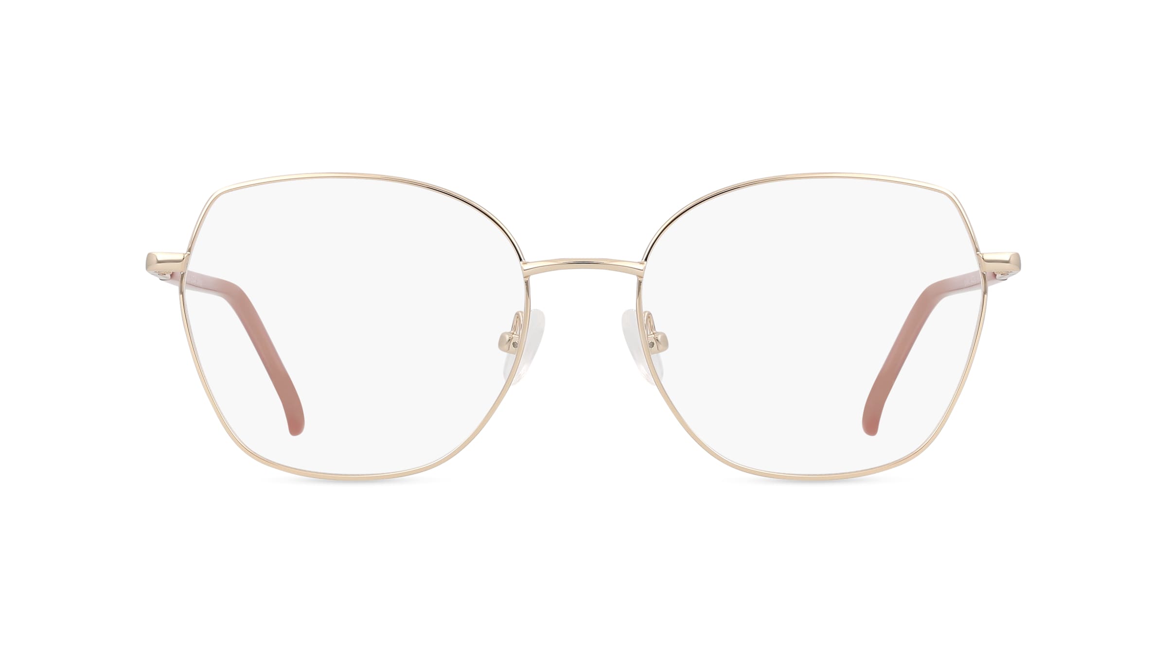 Fielmann BD 554 FA Damen-Brille inkl. Gläser Vollrand Eckig Edelstahl-Gestell 52mm/18mm/140mm, gold