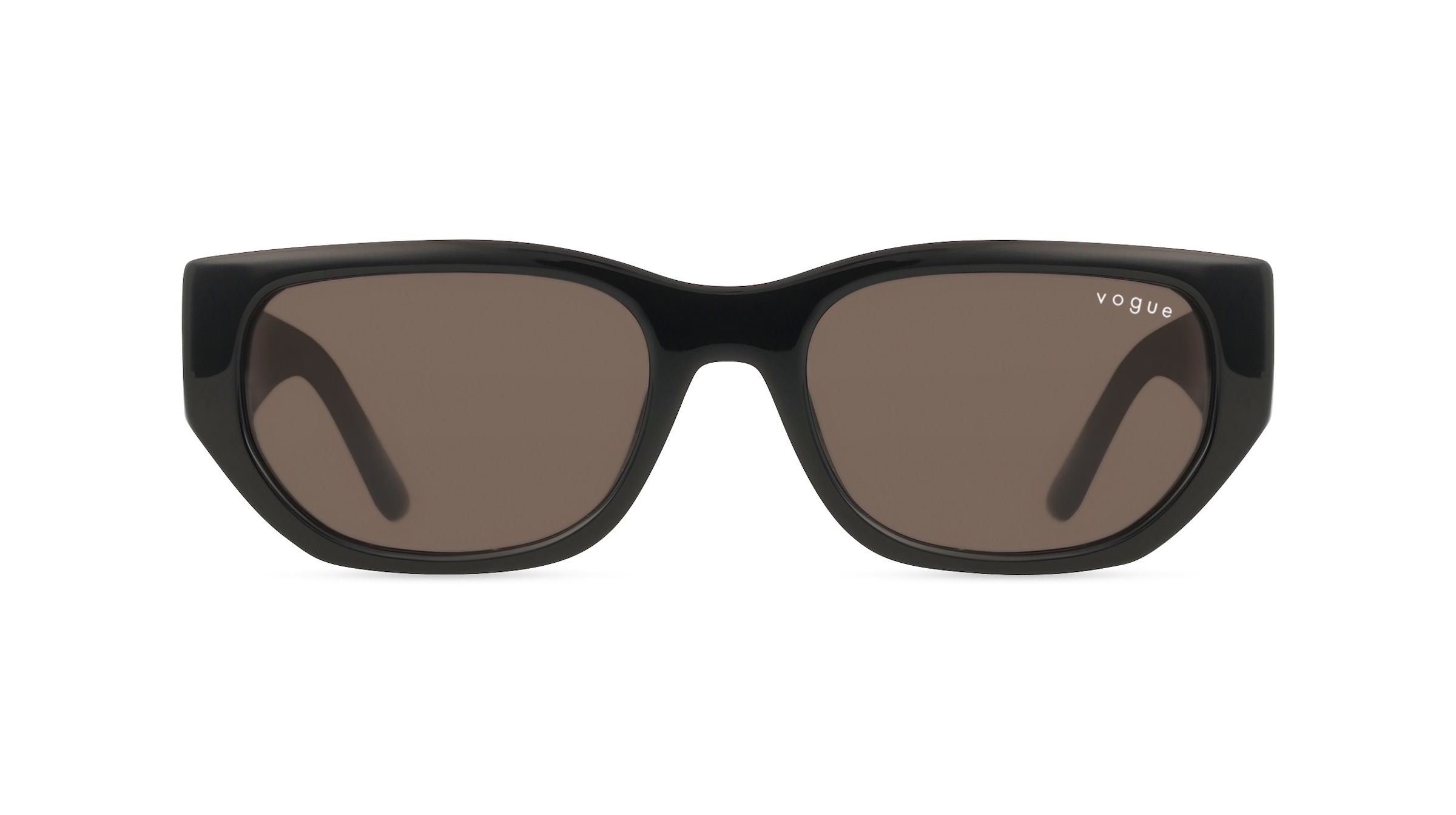 Vogue VO5586S Damen-Sonnenbrille Vollrand Eckig Acetat-Gestell, Schwarz