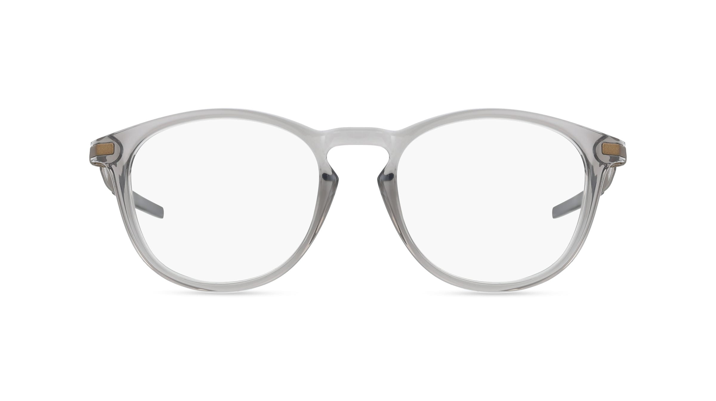 Oakley 0OX8105 PITCHMAN R Herren-Brille inkl. Gläser Vollrand Rund Kunststoff-Gestell 52/19/140, Grau