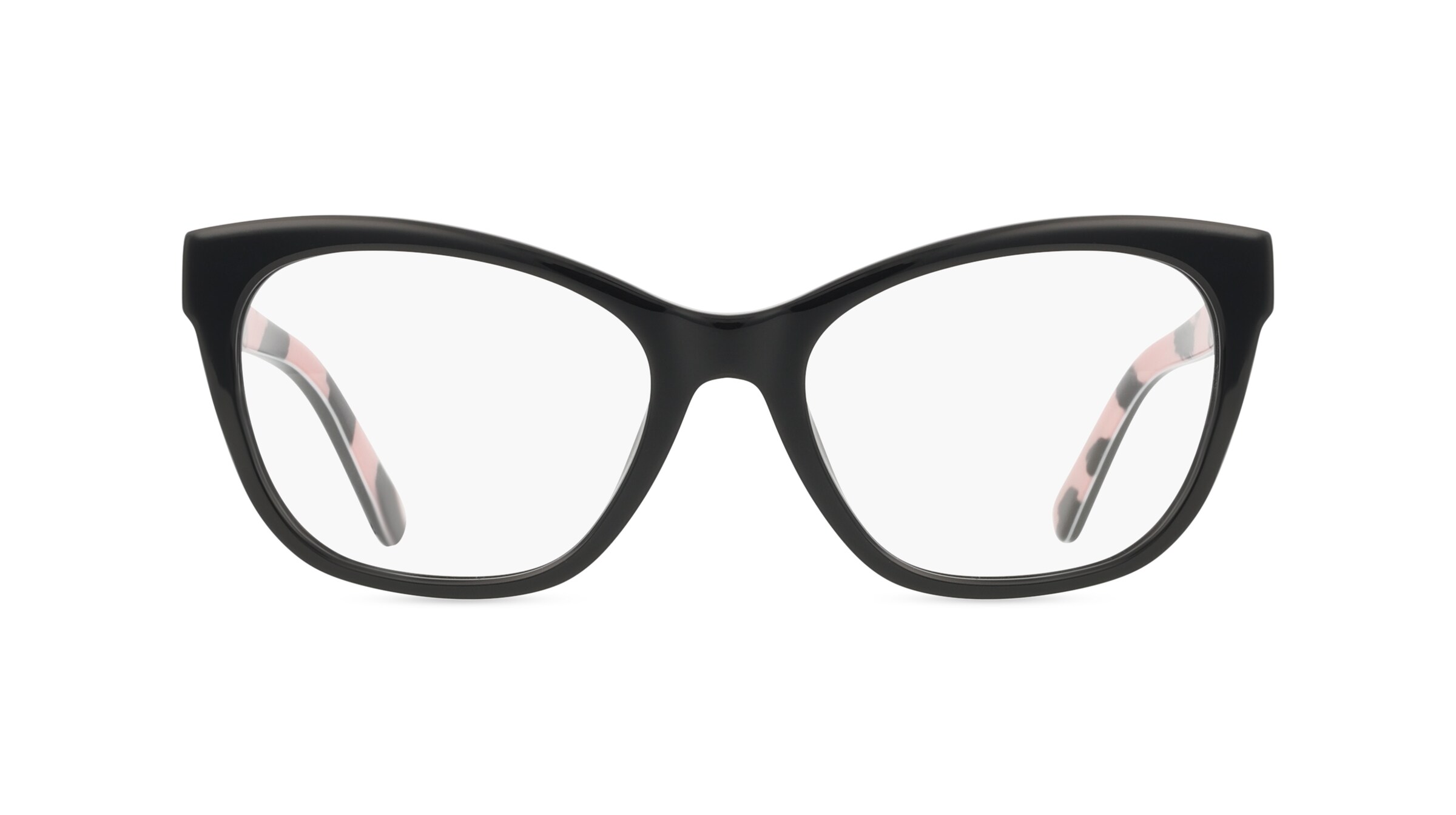 Love Moschino MOL598 Damen-Brille inkl. Gläser Vollrand Cateye Acetat-Gestell 53mm/18mm/140mm, schwarz