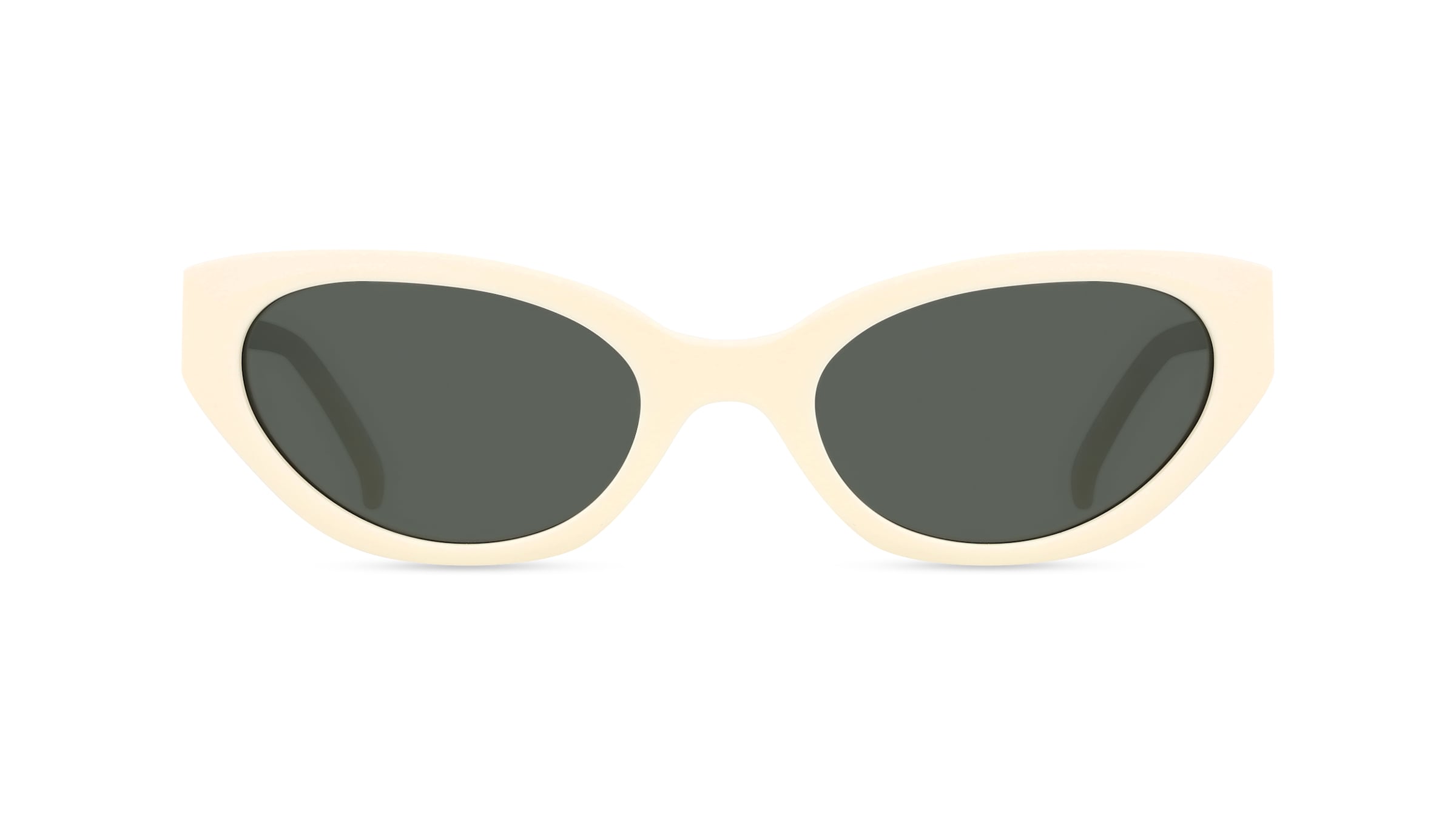Fielmann LN 072 SUN FA SALLY Damen-Sonnenbrille Vollrand Cateye Acetat-Gestell, weiß