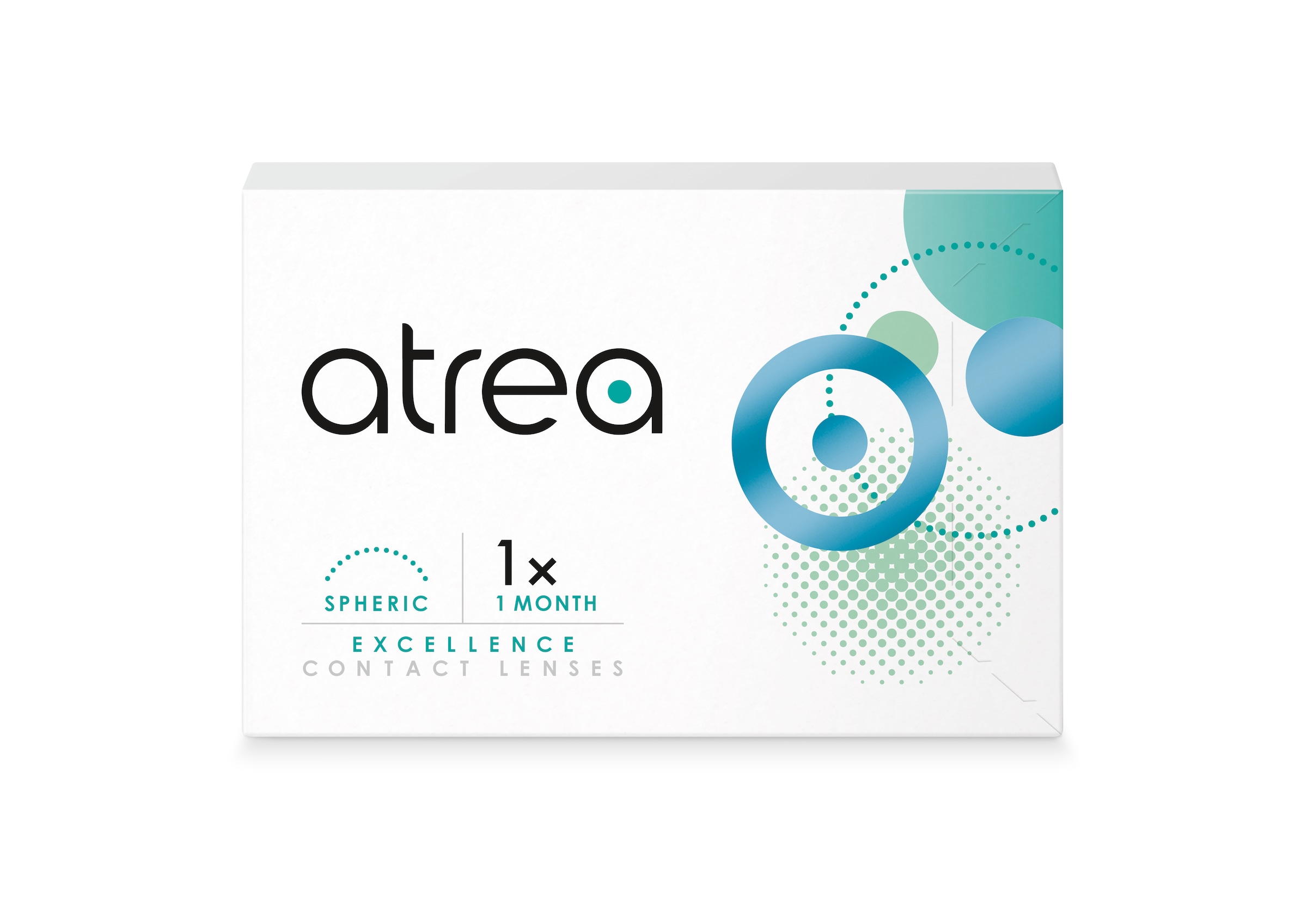 Menicon Atrea Excellence 1 Month Spheric (1er Packung) Monatslinsen (-4 Dpt & Bc 8.3)