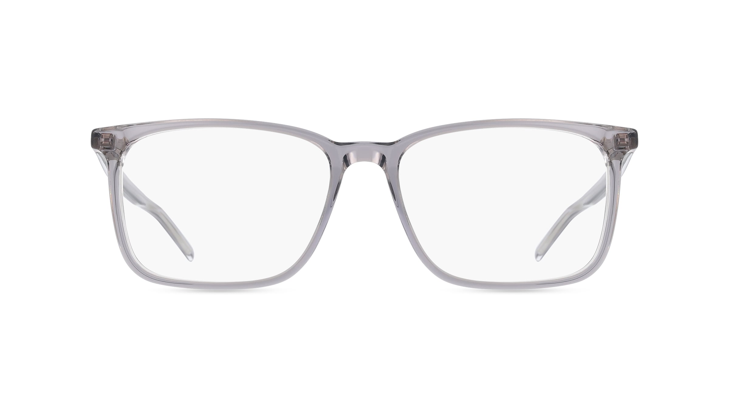 Hugo HG 1097 Herren-Brille inkl. Gläser Vollrand Eckig Acetat-Gestell 55mm/16mm/145mm, Transparent