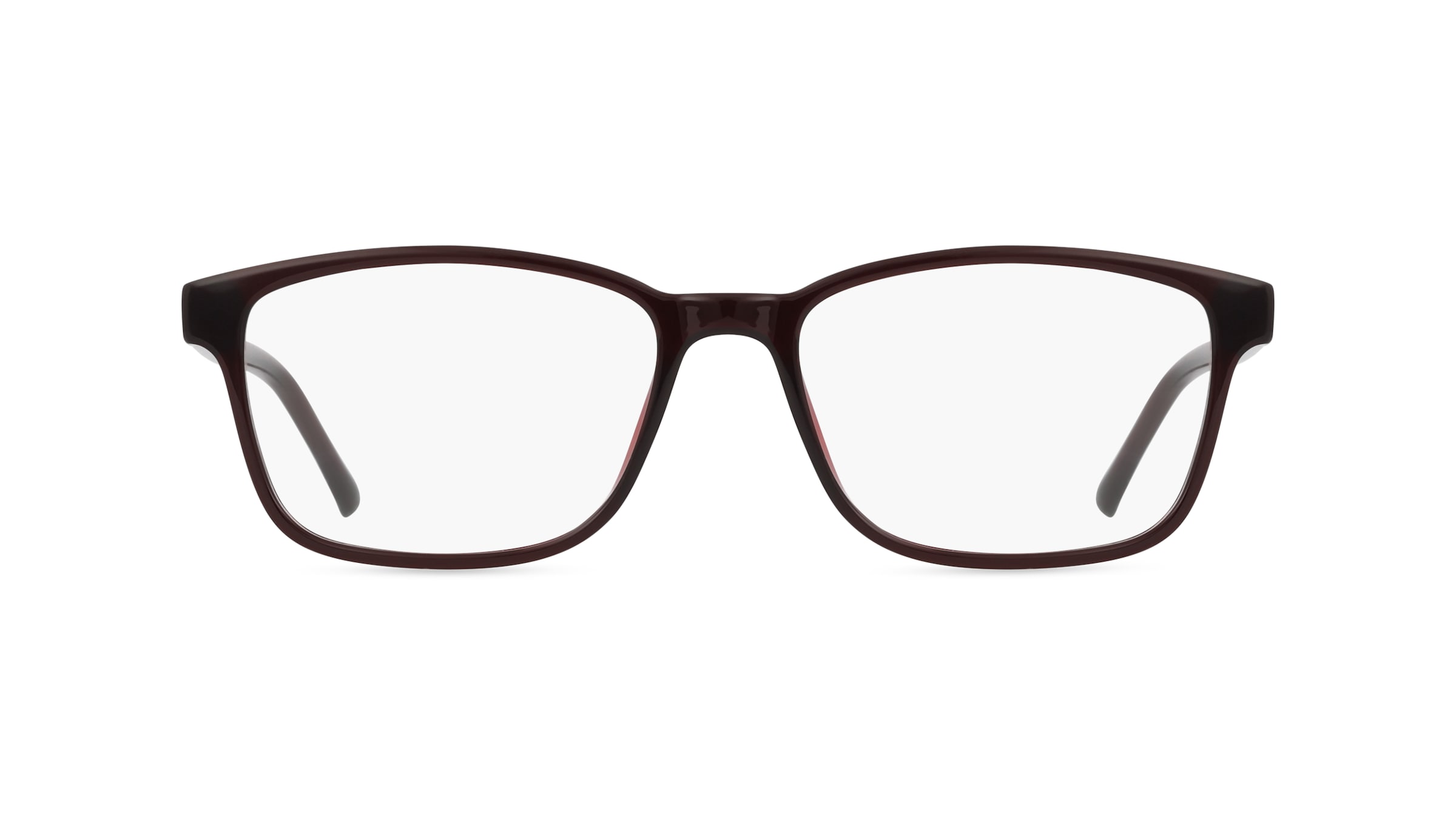 Fielmann BD 545 CL Herren-Brille inkl. Gläser Vollrand Eckig Propionat-Gestell 56mm/18mm/145mm, rot