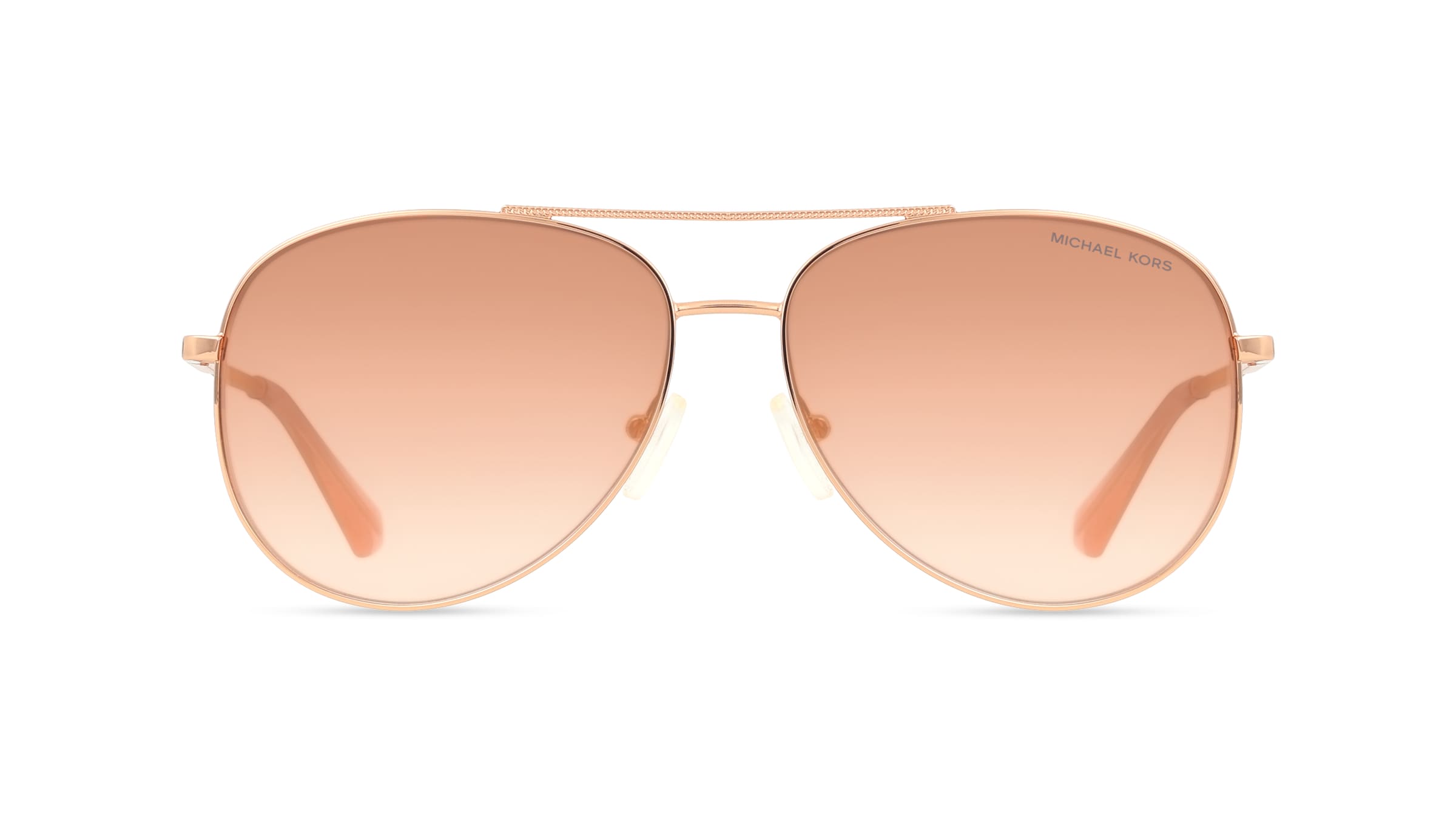 Michael Kors 0MK1172 PERLEDO Damen-Sonnenbrille Vollrand Pilot Metall-Gestell, Pink