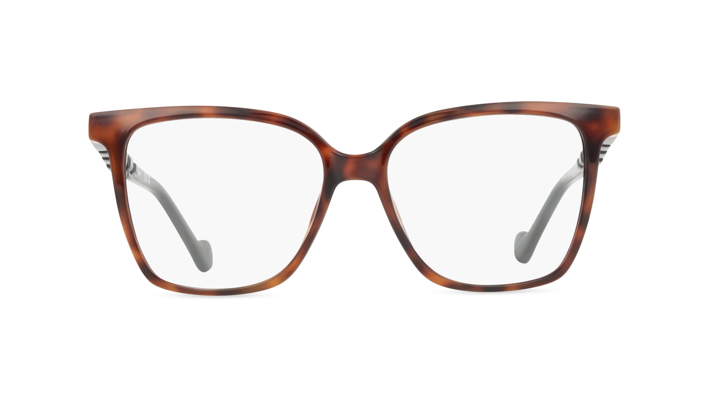 Liu Jo LJ2775 Damen-Brille inkl. Gläser Vollrand Rechteckig Acetat-Gestell 53mm/15mm/140mm, braun