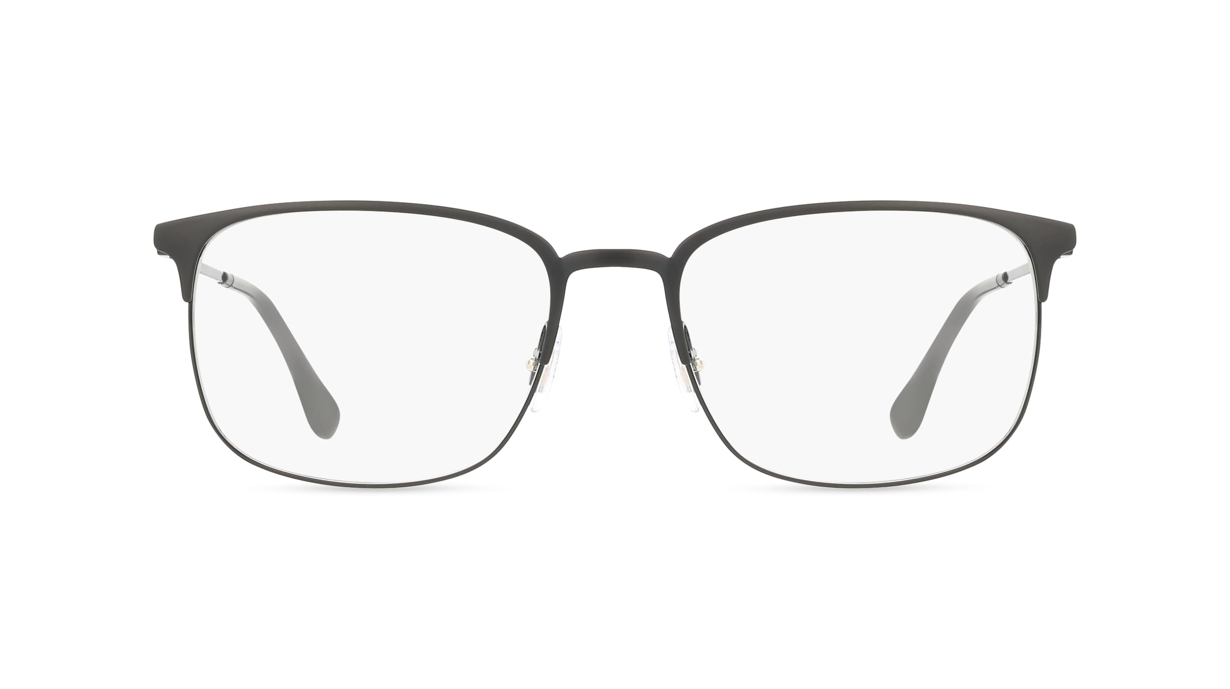 Ray-Ban 0RX6494 Damen-Brille inkl. Gläser Vollrand Eckig Metall-Gestell 54mm/18mm/145mm, schwarz