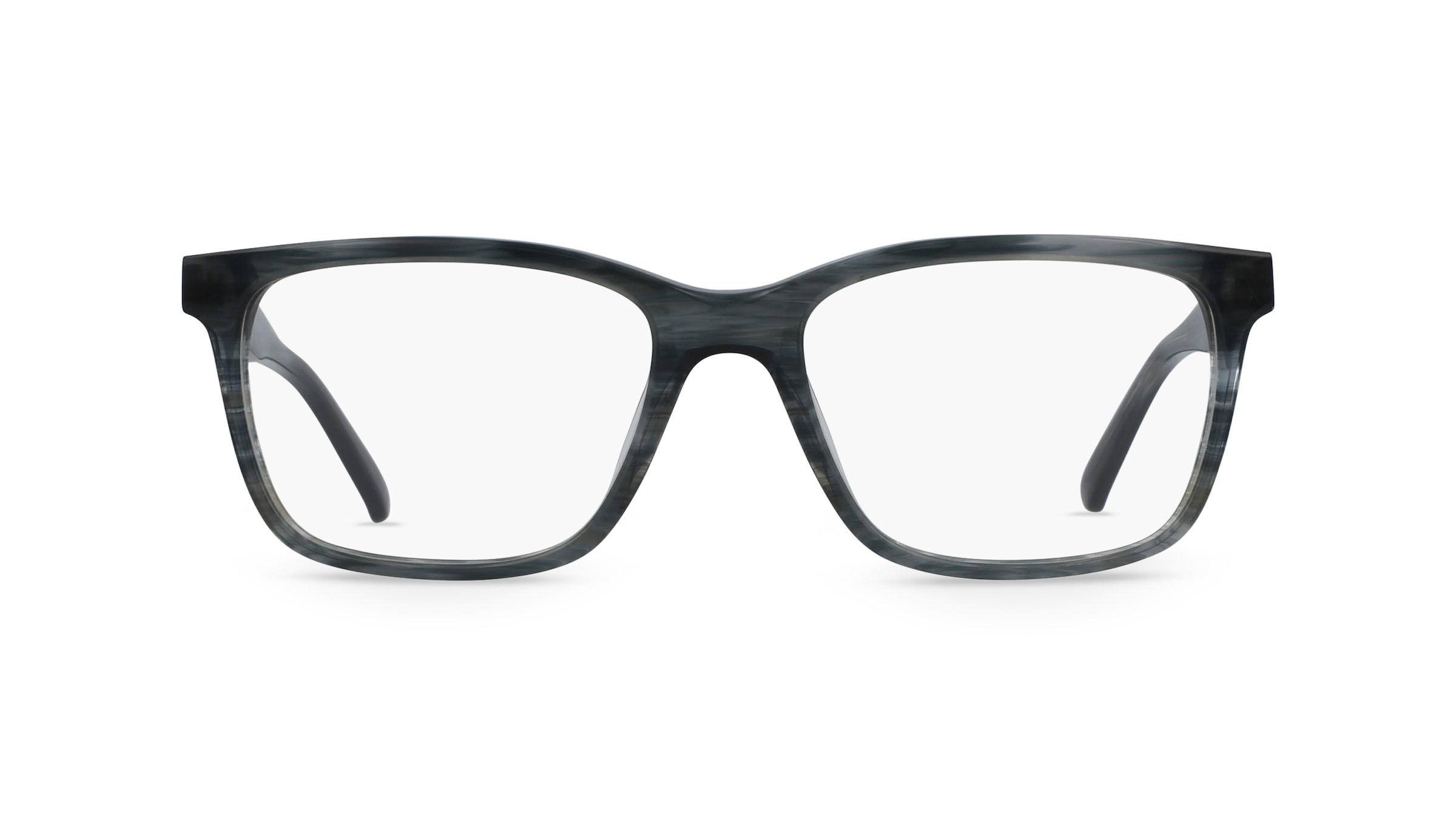 Fielmann CY 008 FLEX CL Herren-Brille inkl. Gläser Vollrand Eckig Acetat-Gestell 55mm/18mm/140mm, grau