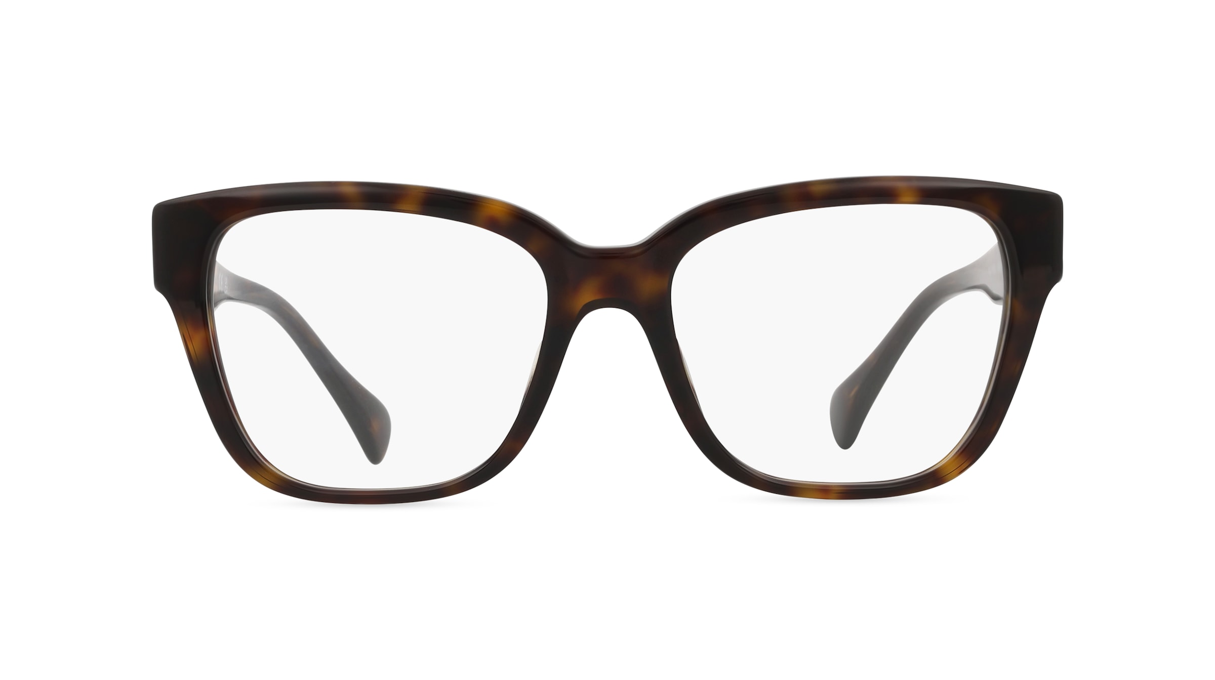 Ralph 0RA7162U Damen-Brille inkl. Gläser Vollrand Eckig Acetat-Gestell 53mm/17mm/145mm, braun