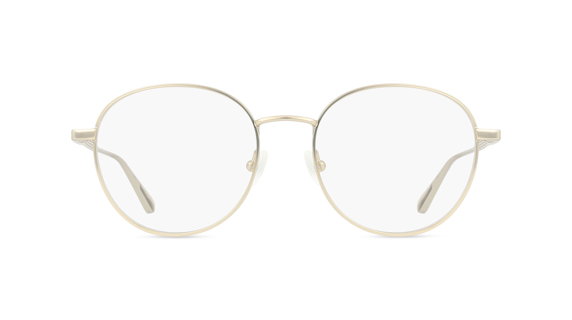 Calvin Klein CK24101 Unisex-Brille inkl. Gläser Vollrand Panto Metall-Gestell 49mm/18mm/145mm, gold