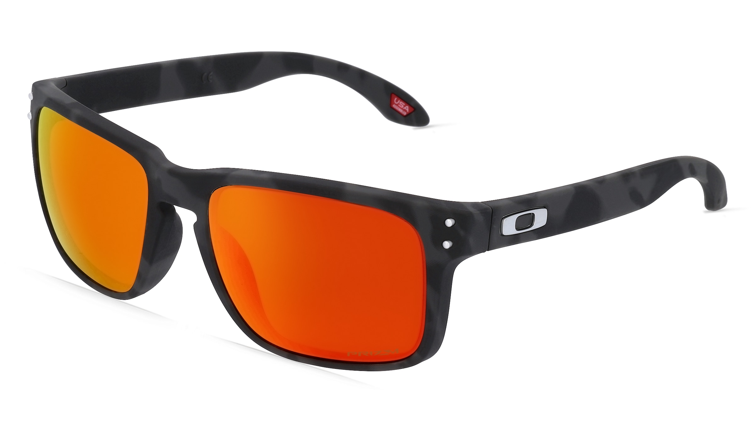Oakley OO9102 HOLBROOK Herren-Sonnenbrille Vollrand Quadratisch Kunststoff-Gestell, Schwarz