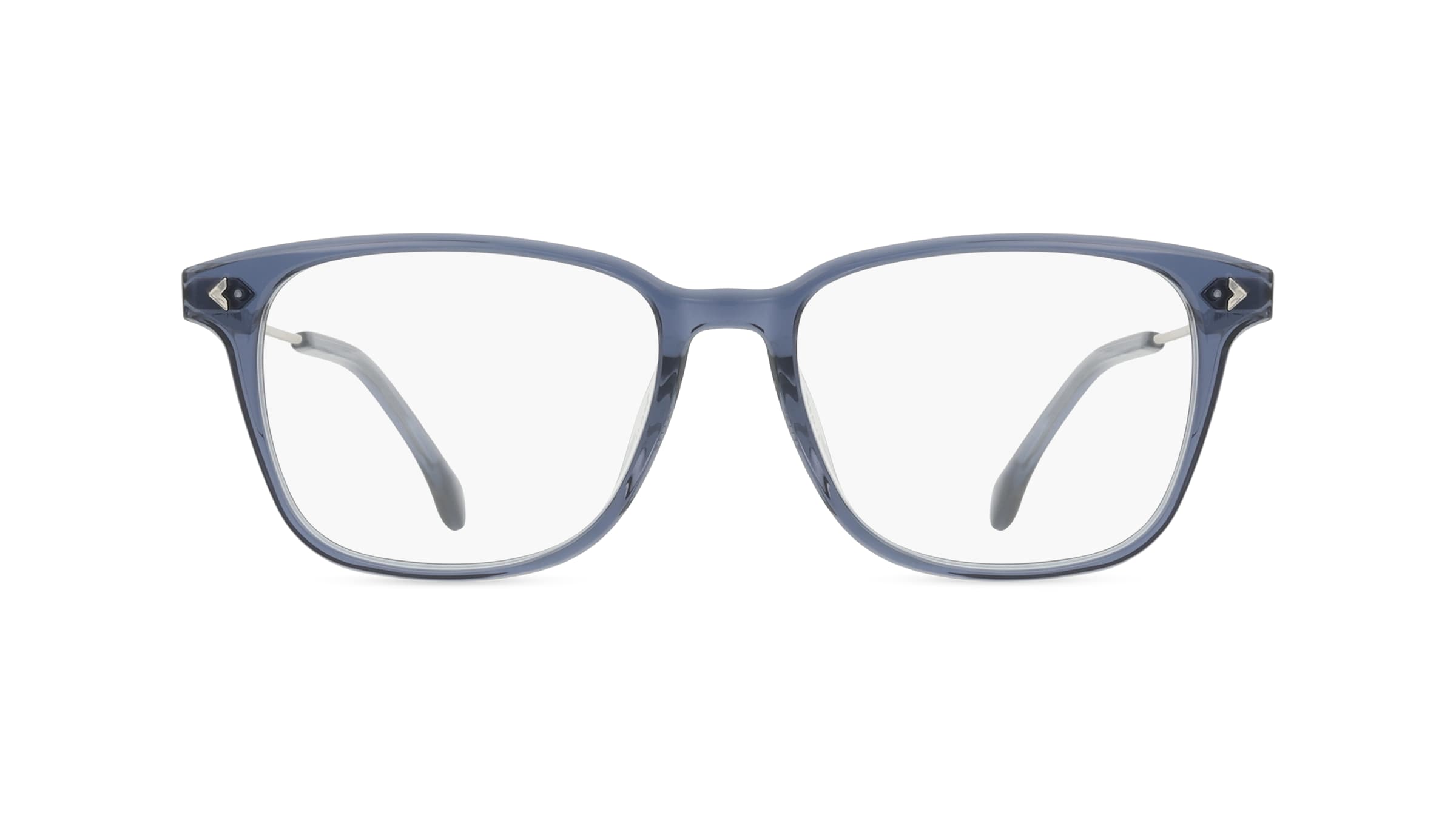 Lozza LOZVL4306 Herren-Brille inkl. Gläser Vollrand Eckig Material Mix-Gestell 52mm/17mm/145mm, blau