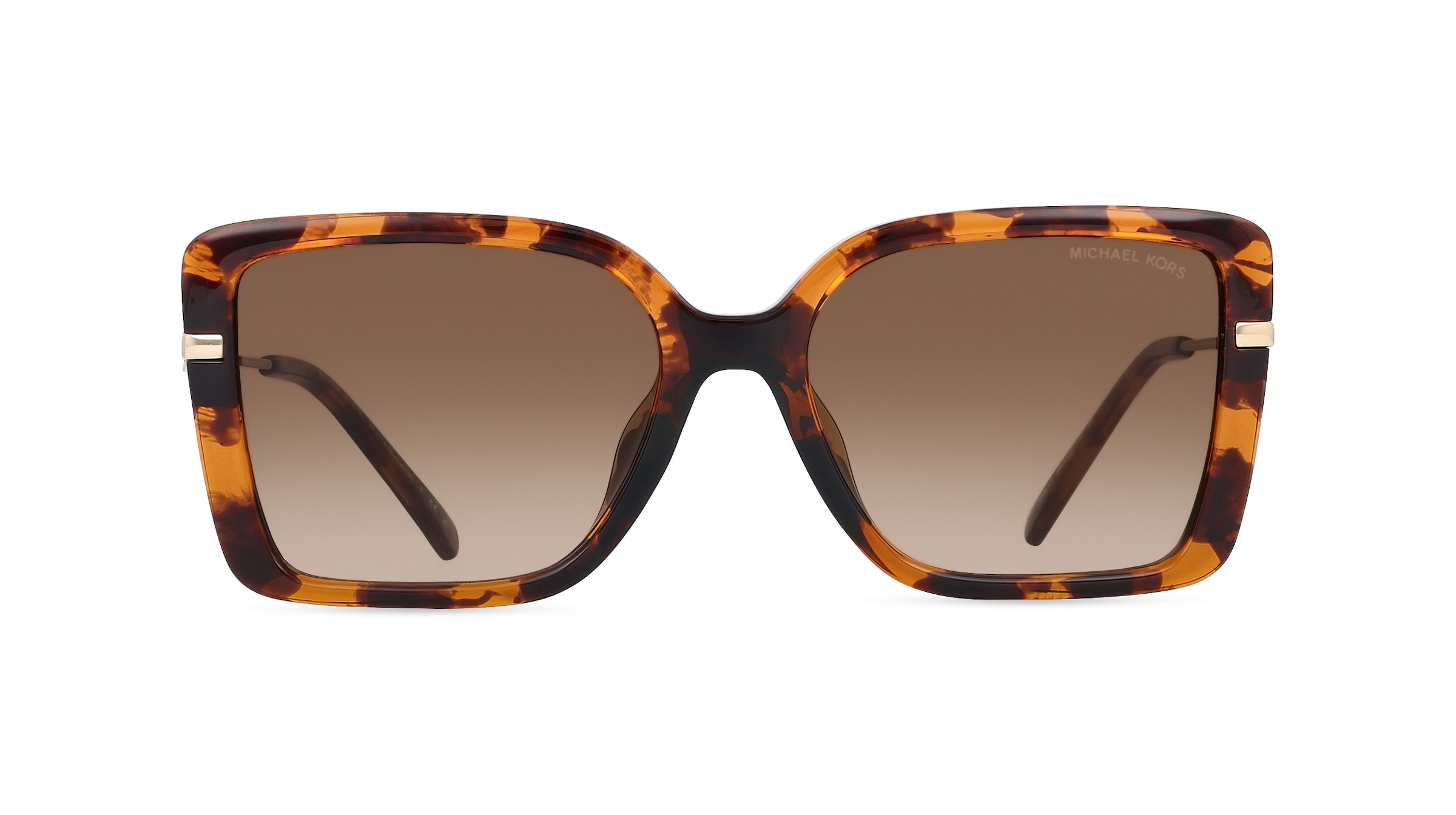 Michael Kors MK2174U Damen-Sonnenbrille Vollrand Butterfly Kunststoff-Gestell, braun