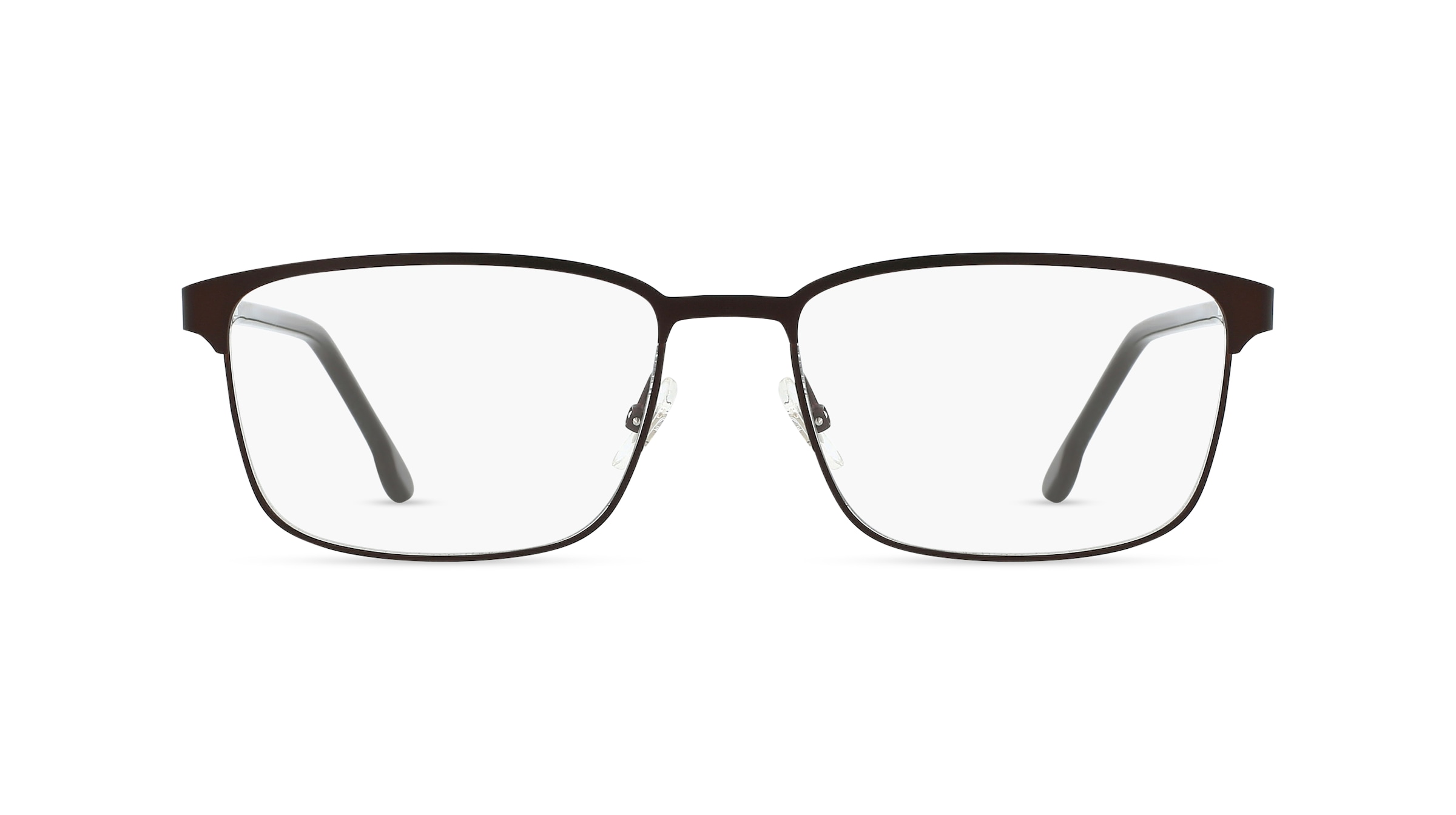 Carrera 262 Herren-Brille inkl. Gläser Vollrand Eckig Metall-Gestell 54mm/18mm/145mm, braun