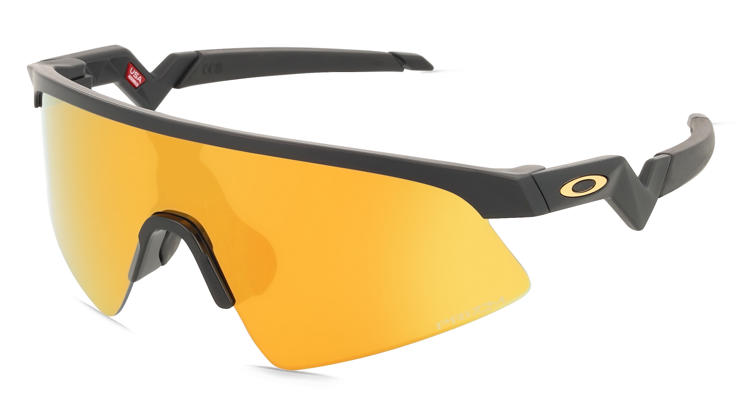 Oakley OJ9015 RESISTOR SWEEP Kinder-Sonnenbrille Randlos Eckig Kunststoff-Gestell, Schwarz