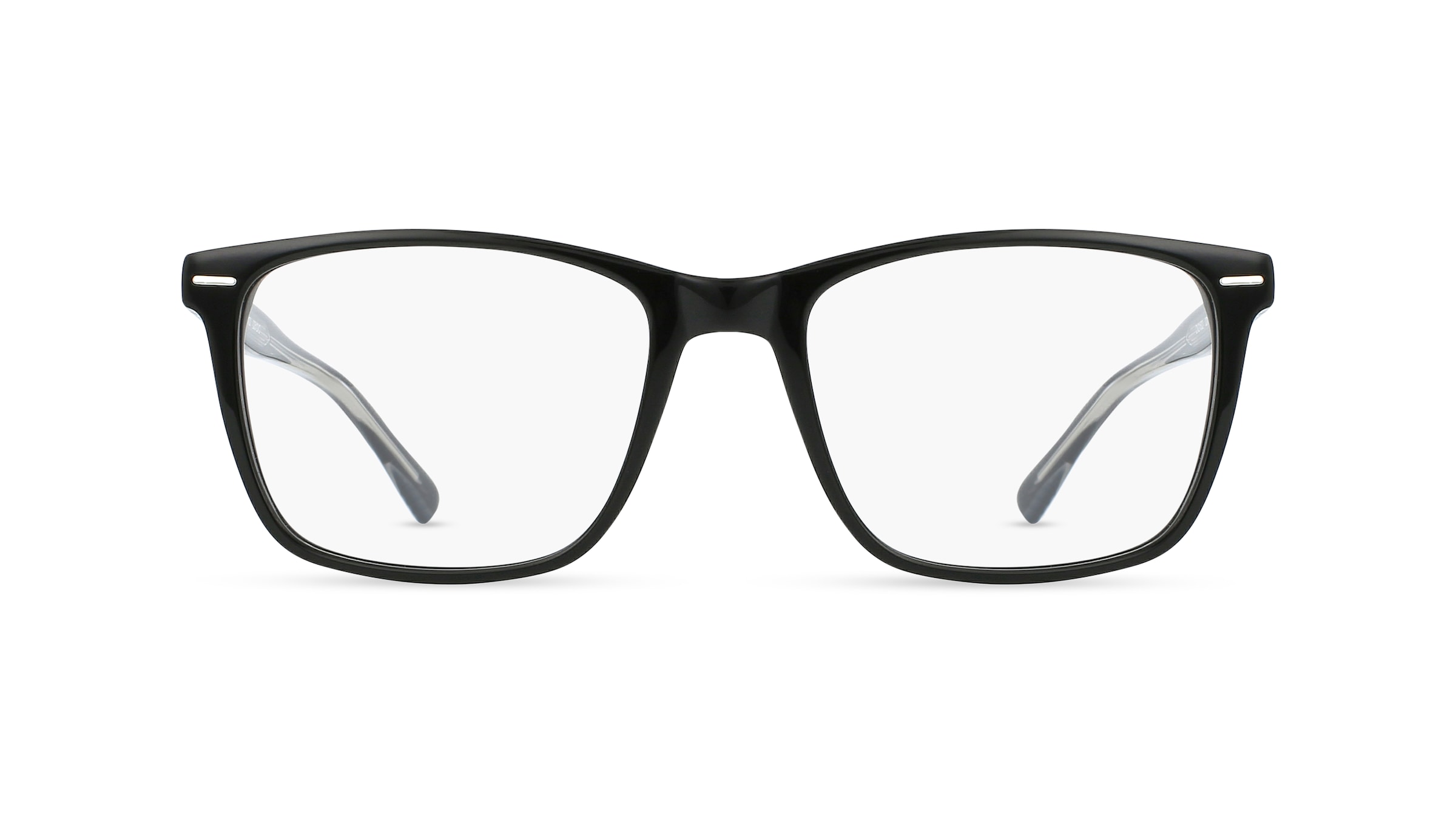 Calvin Klein CK 21502 Herren-Brille inkl. Gläser Vollrand Eckig Kunststoff-Gestell 53mm/19mm/145mm, schwarz