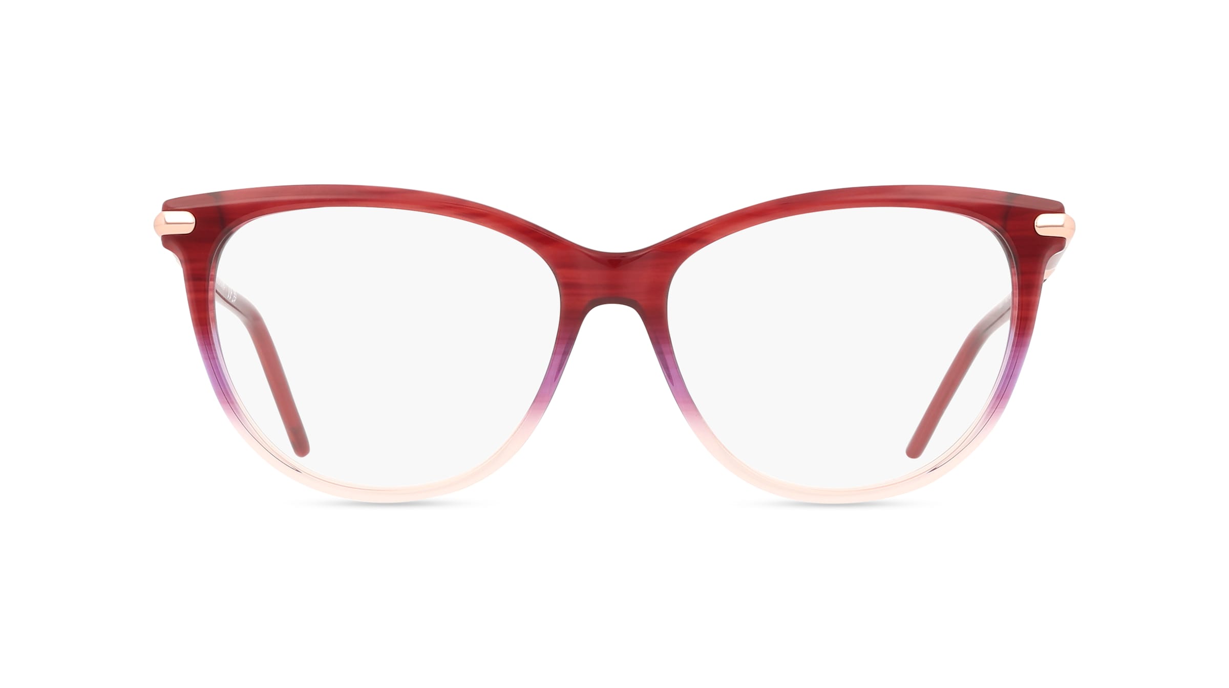 Longchamp LO2727 Damen-Brille inkl. Gläser Vollrand Cateye Acetat-Gestell 55mm/15mm/140mm, rot