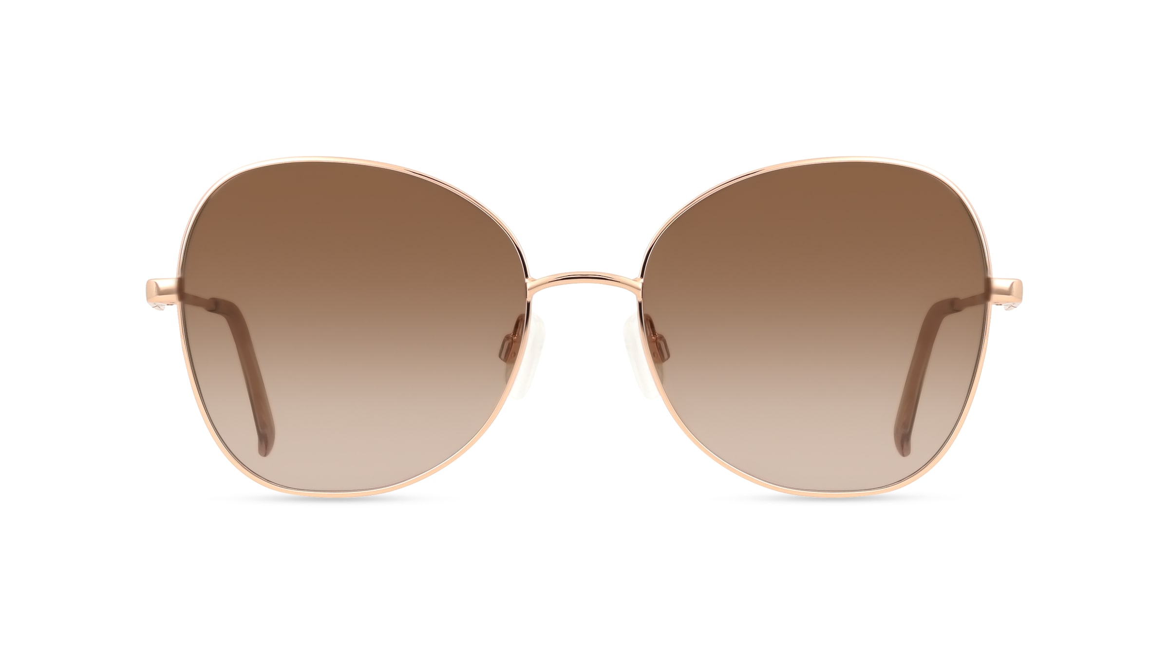 Fielmann BD 607 SUN FA KYLIE Damen-Sonnenbrille Vollrand Butterfly Edelstahl-Gestell, Pink