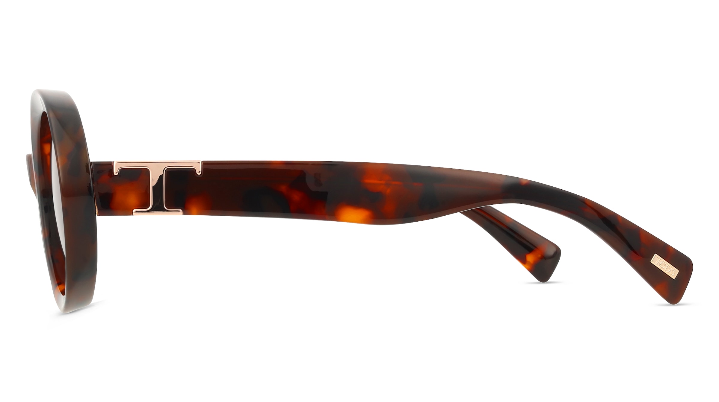 Thumbnail - Tod’s TO0372 Unisex-Sonnenbrille Vollrand Rund Acetat-Gestell, gelb