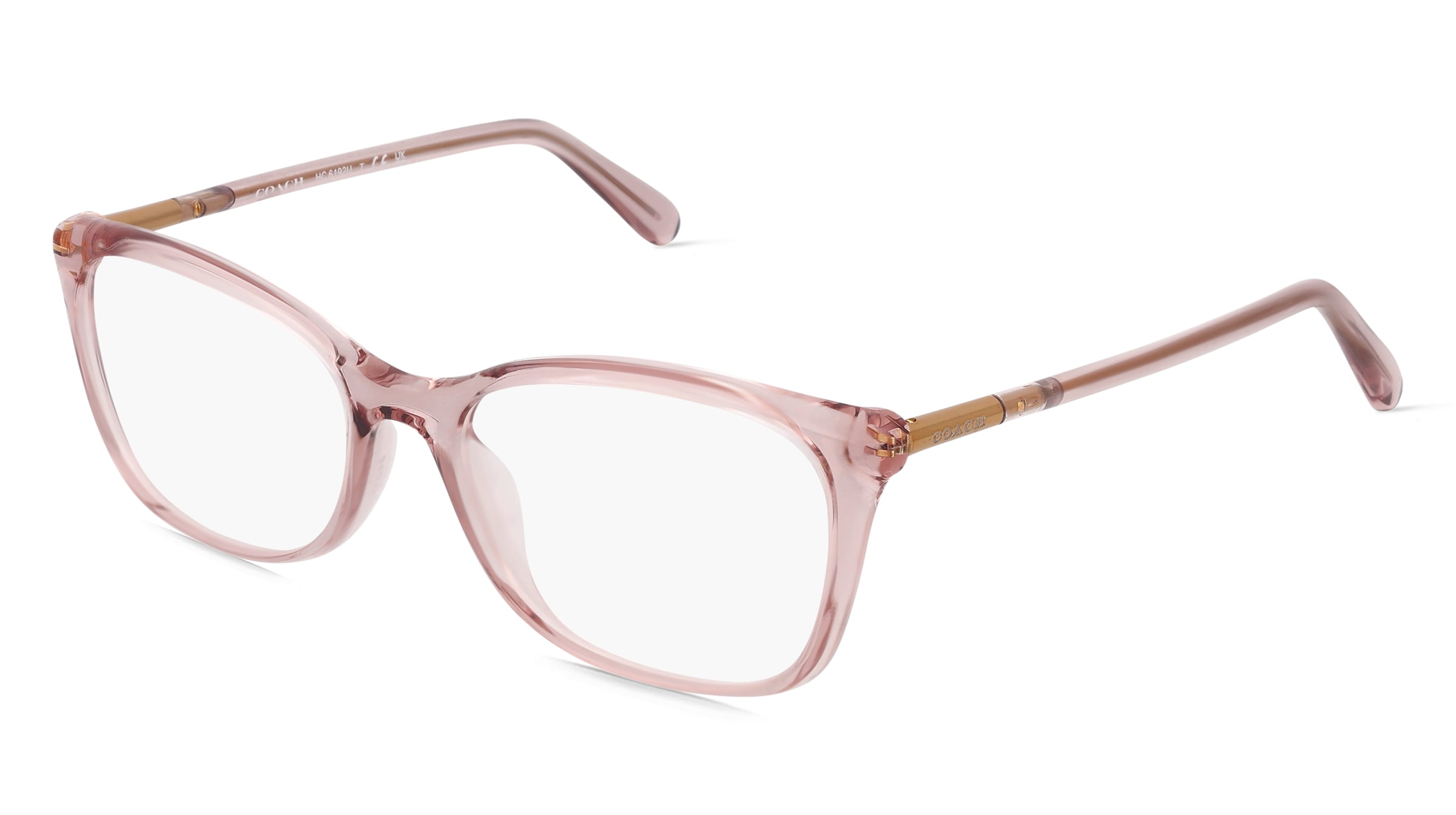 Coach HC6192U Damen-Brille inkl. Gläser Vollrand Cat Eye Kunststoff-Gestell 54/17/145, Pink