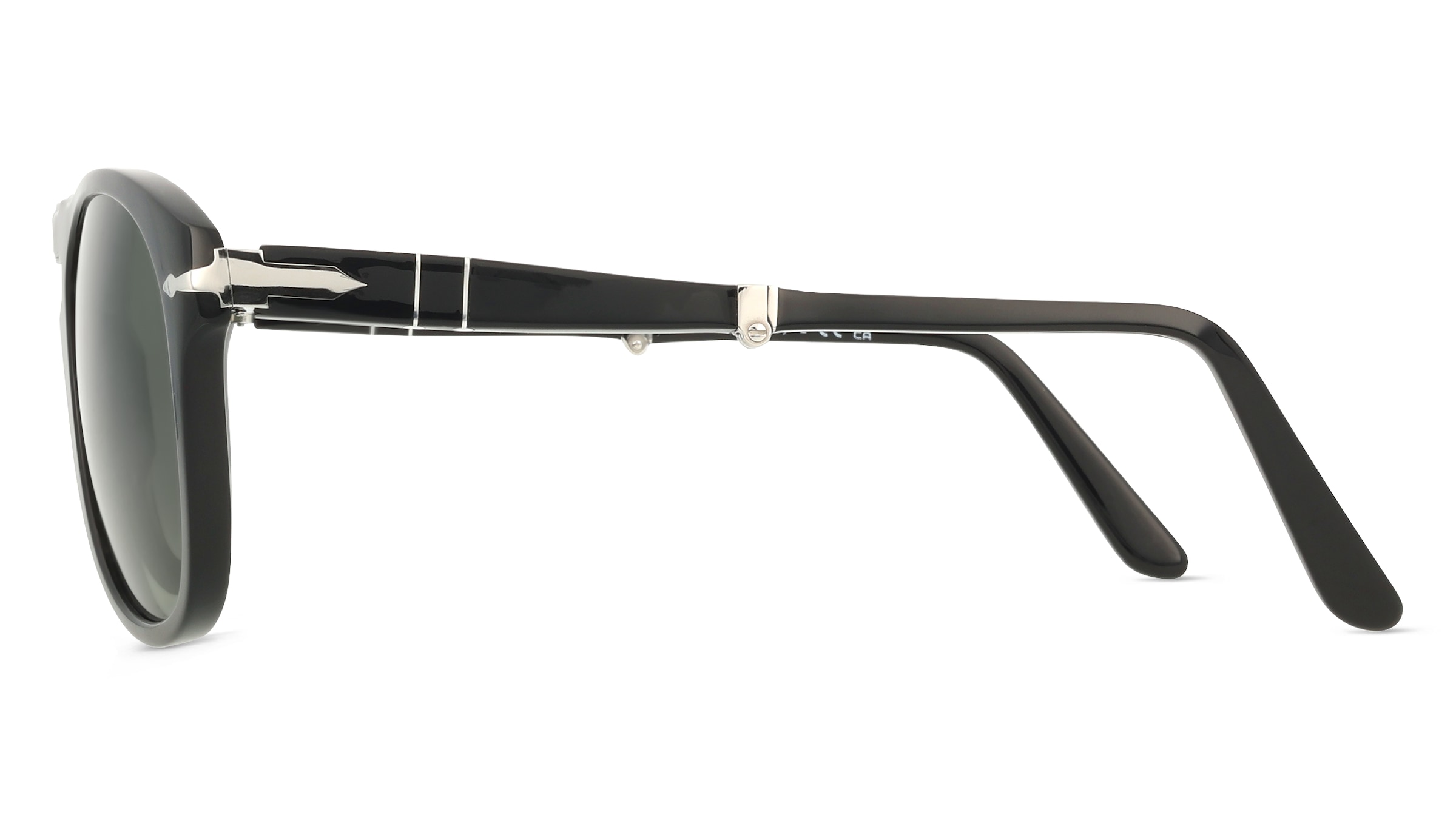 Thumbnail - Persol 0PO0714 FOLDING Herren-Sonnenbrille Vollrand Pilot Acetat-Gestell, schwarz