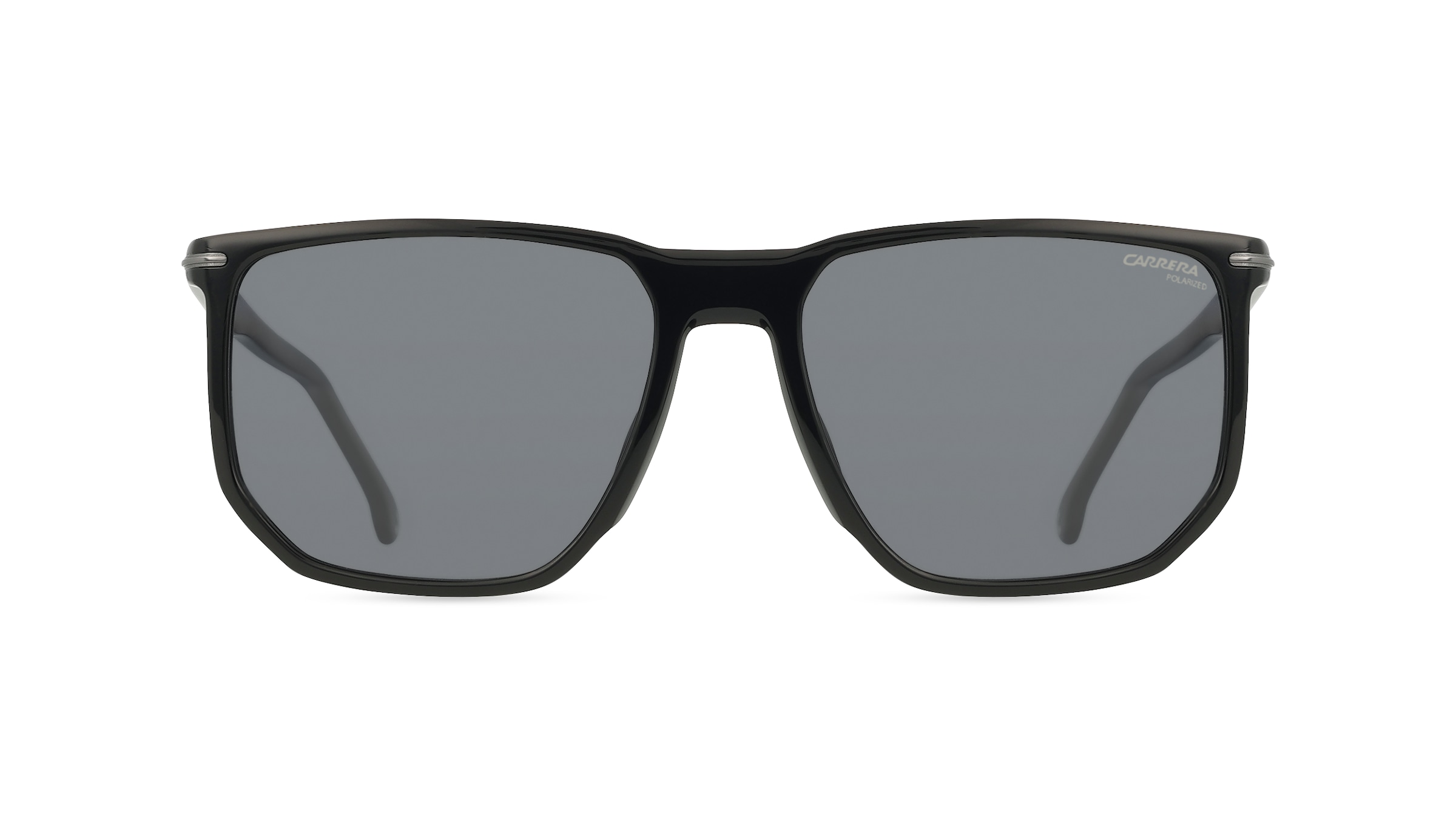 Carrera 329/S Herren-Sonnenbrille Vollrand Achteckig Acetat-Gestell, schwarz