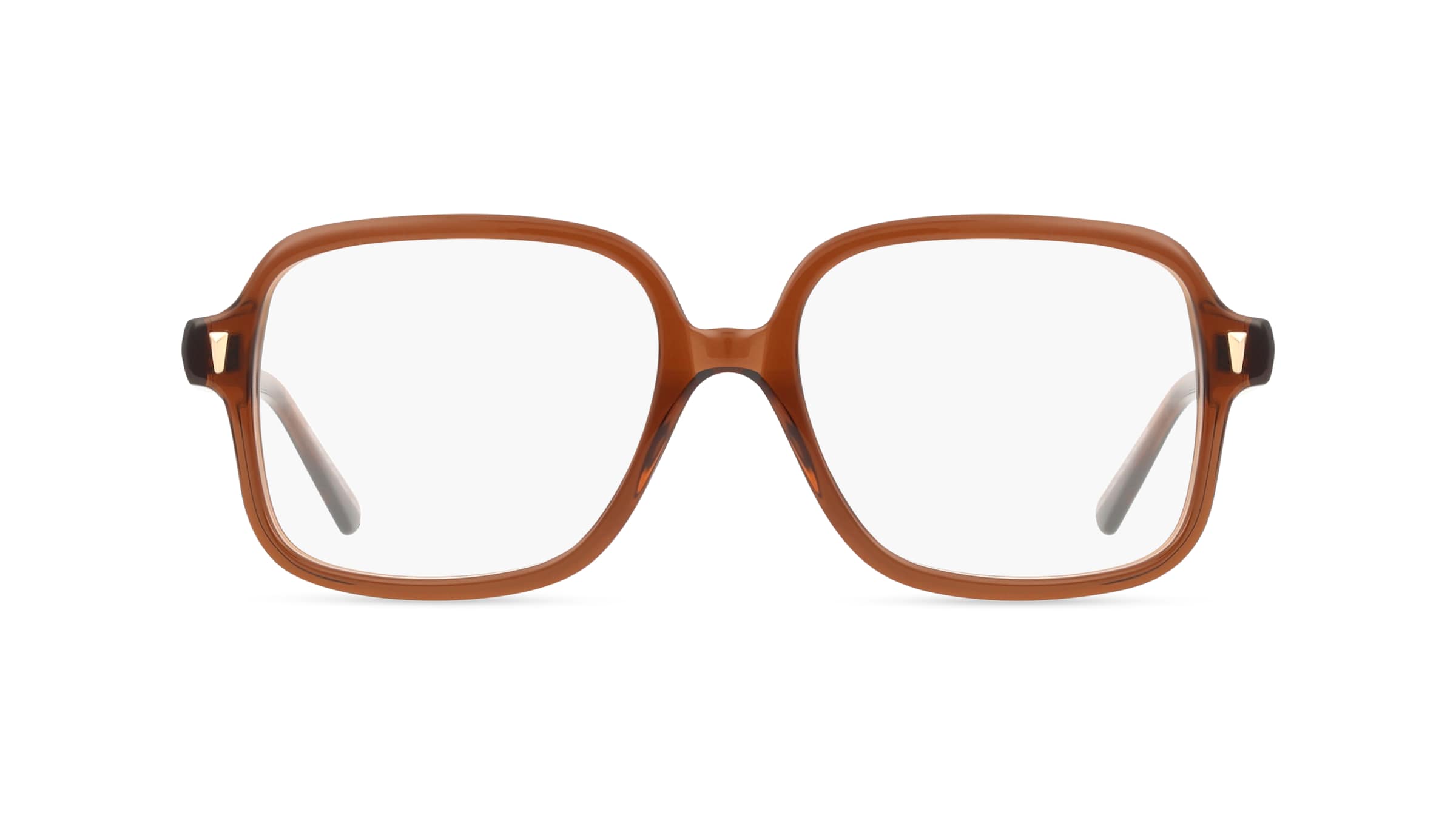 Sandro SA2065 Damen-Brille inkl. Gläser Vollrand Quadratisch Acetat-Gestell 53/17/140, braun