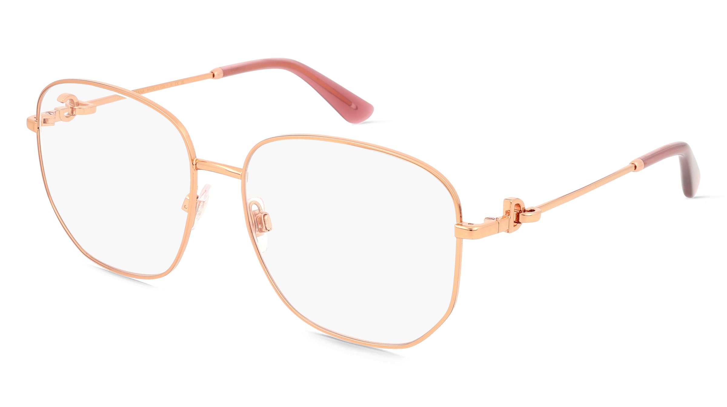 Dolce&amp;Gabbana DG1356 Damen-Brille inkl. Gläser Vollrand Panto Edelstahl-Gestell 57/16/140, Gold