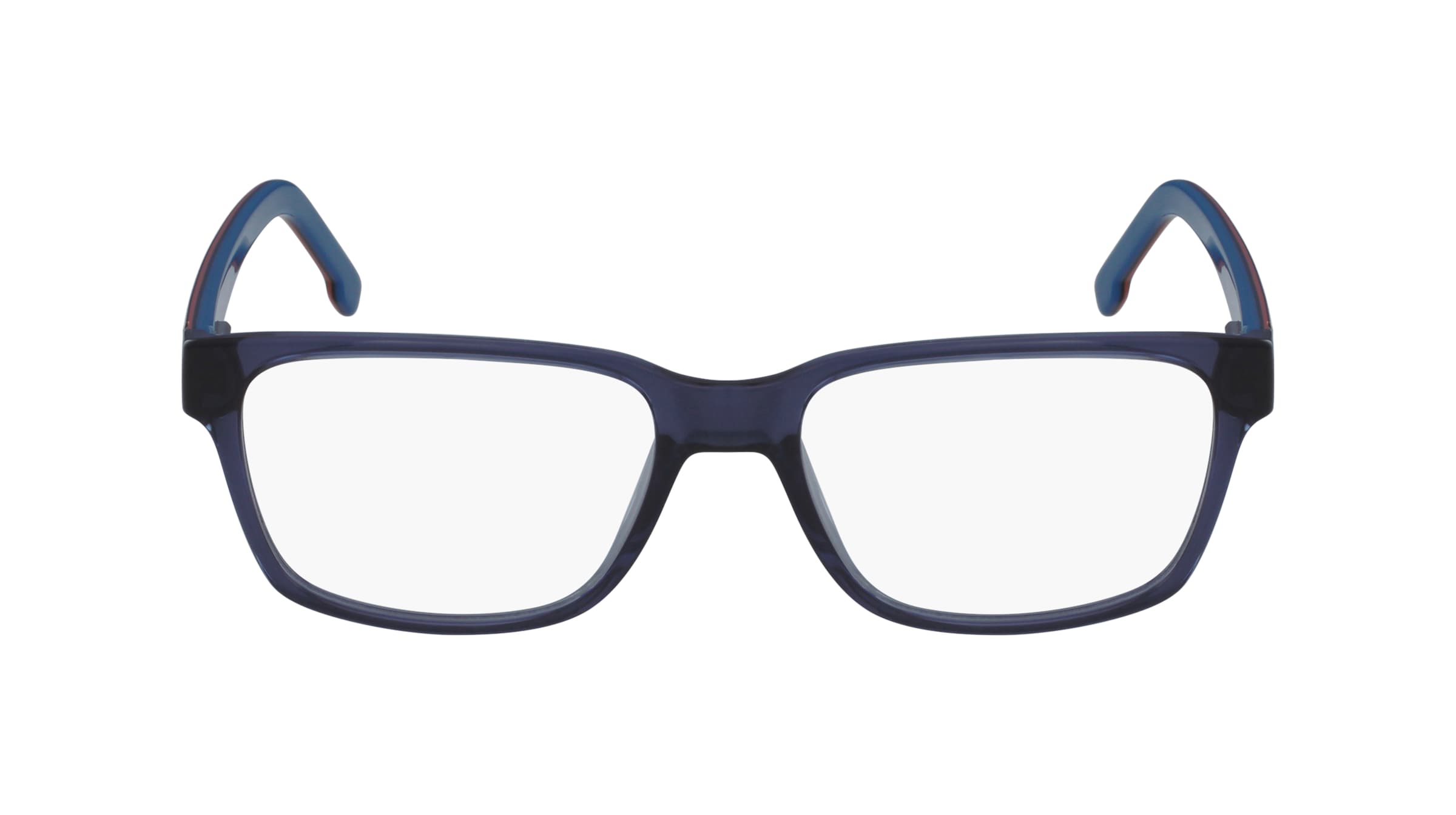 Lacoste L2692 Herren-Brille inkl. Gläser Vollrand Eckig Kunststoff-Gestell 54mm/17mm/145mm, Blau