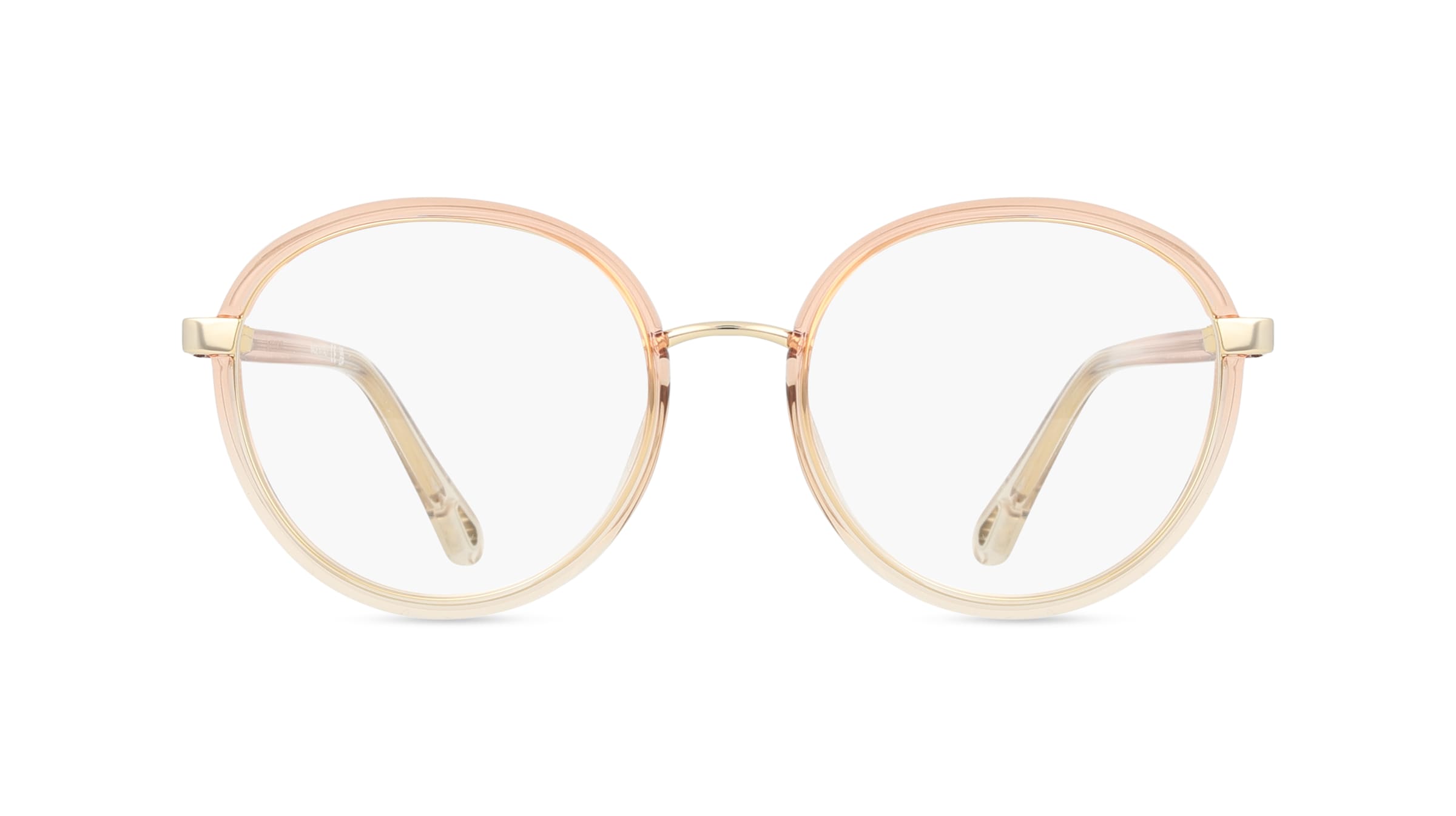 Chloé CH0033O Unisex-Brille inkl. Gläser Vollrand Oval Metall-Gestell 51mm/18mm/140mm, gold