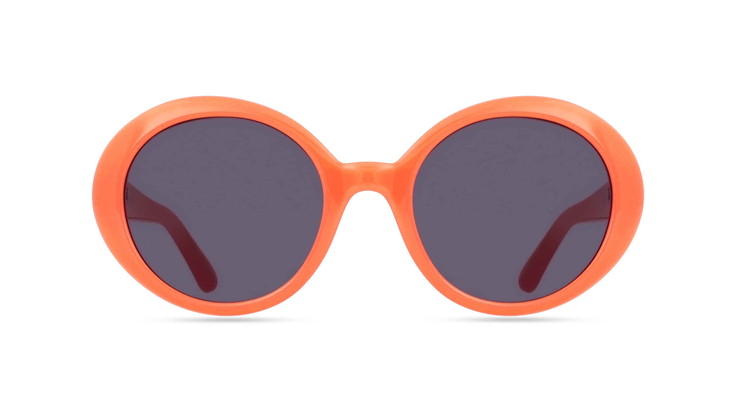 Fielmann OU 028 SUN FA Damen-Sonnenbrille Vollrand Rund Acetat-Gestell, orange