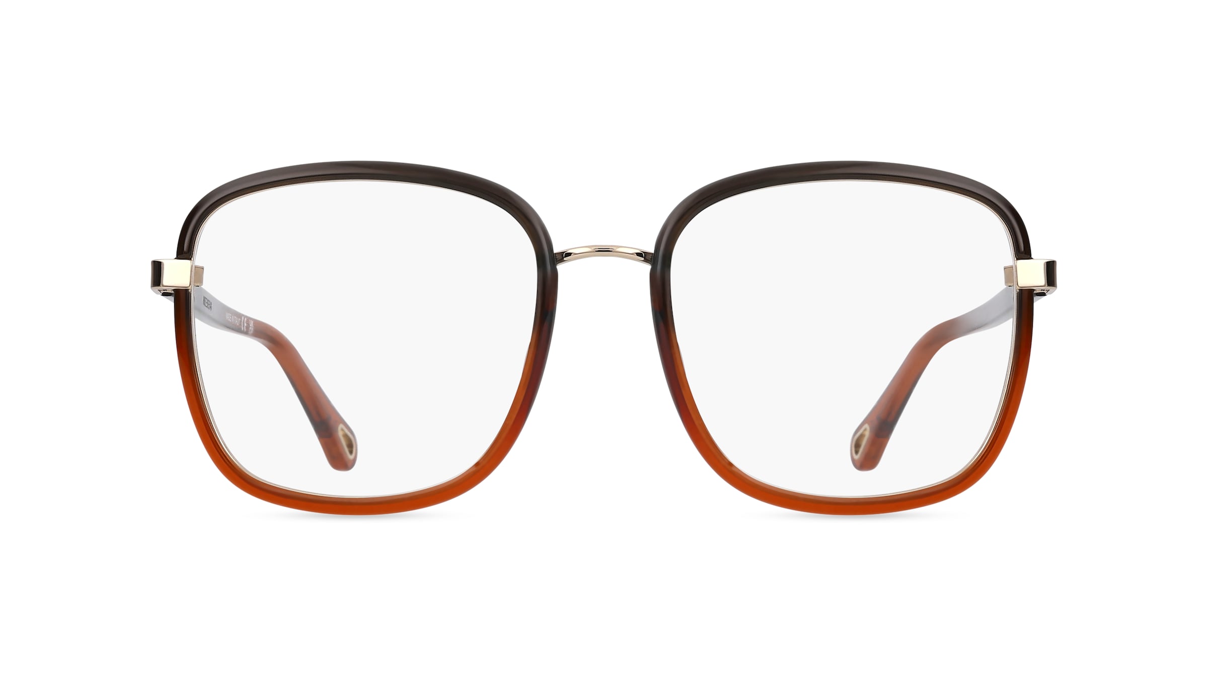 Chloé CH0034O Unisex-Brille inkl. Gläser Vollrand Eckig Acetat-Gestell 53mm/18mm/140mm, schwarz