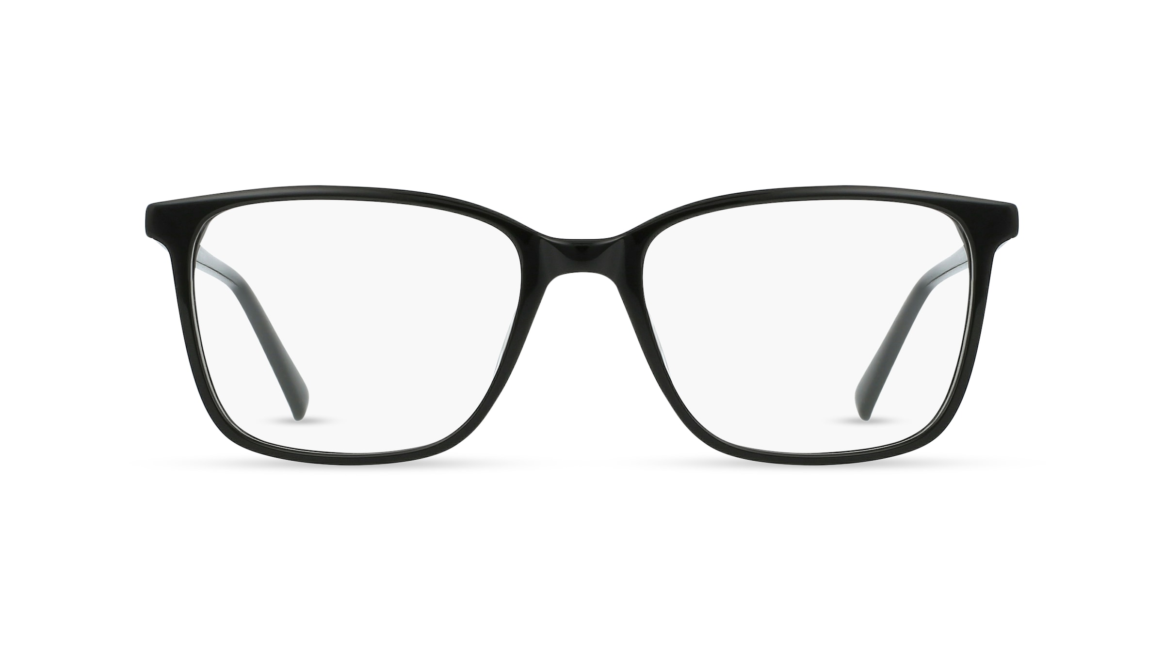 Fielmann LN 027 CL Herren-Brille inkl. Gläser Vollrand Eckig Acetat-Gestell 55mm/19mm/145mm, schwarz