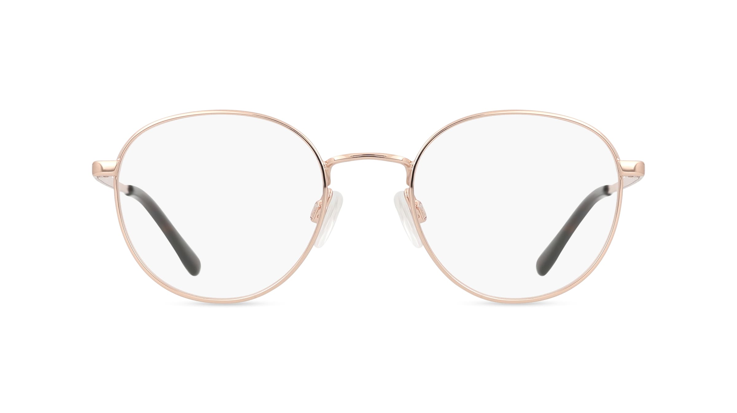 Fielmann OU 001 CL Unisex-Brille inkl. Gläser Vollrand Panto Edelstahl-Gestell 50/20/140, gold