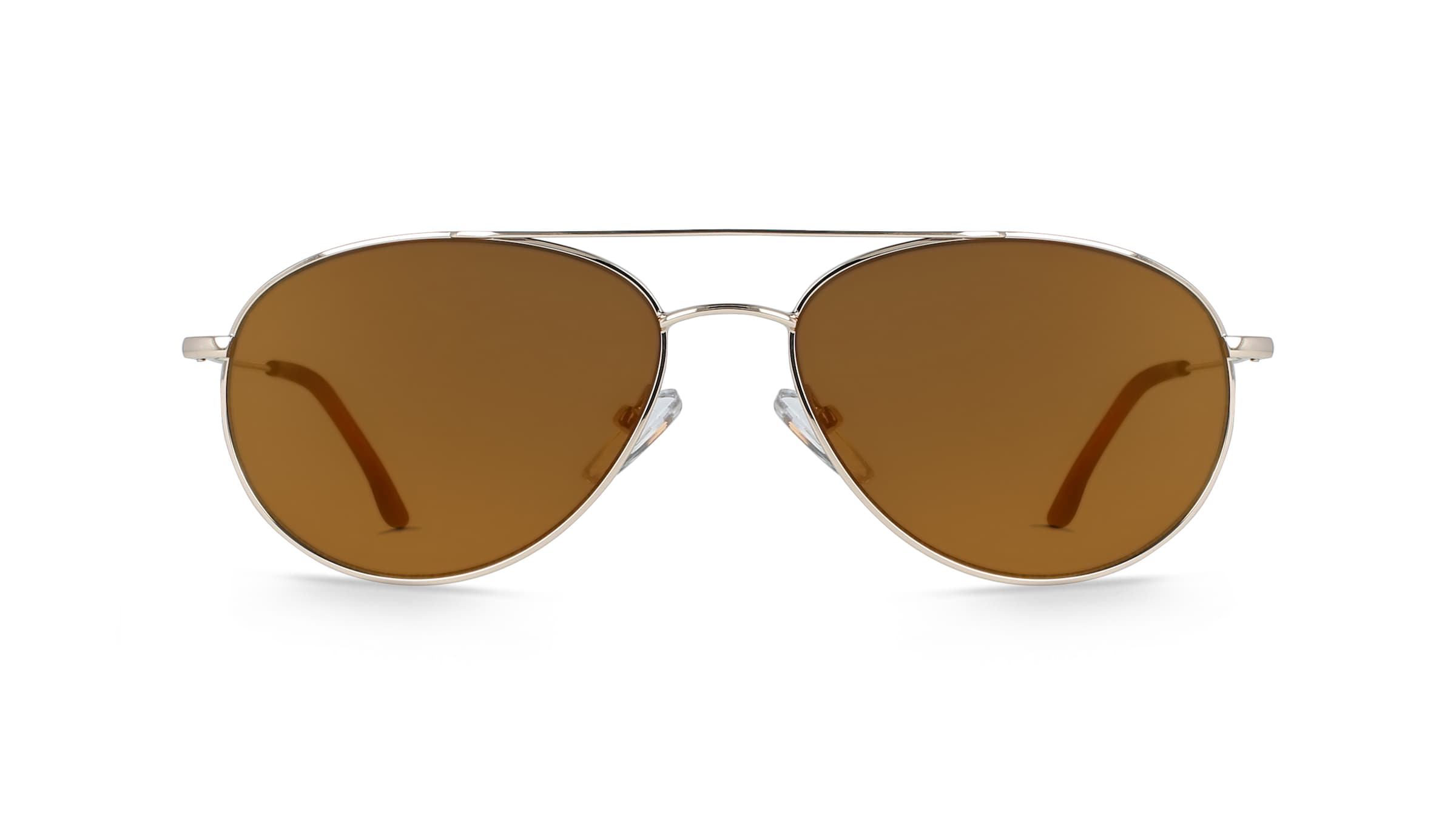 Fielmann BD 039 MOD SUN CL Unisex-Sonnenbrille Vollrand Pilot Metall-Gestell, gold