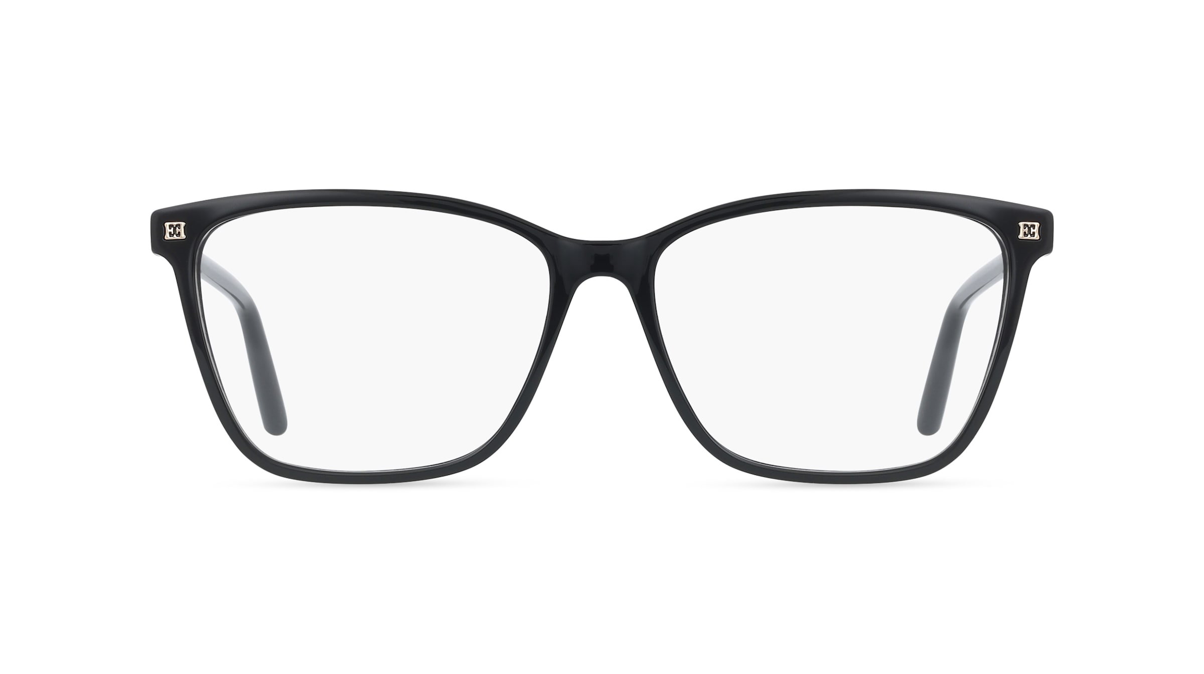 Escada VESG34 Damen-Brille inkl. Gläser Vollrand Quadratisch Kunststoff-Gestell 55/15/135, schwarz