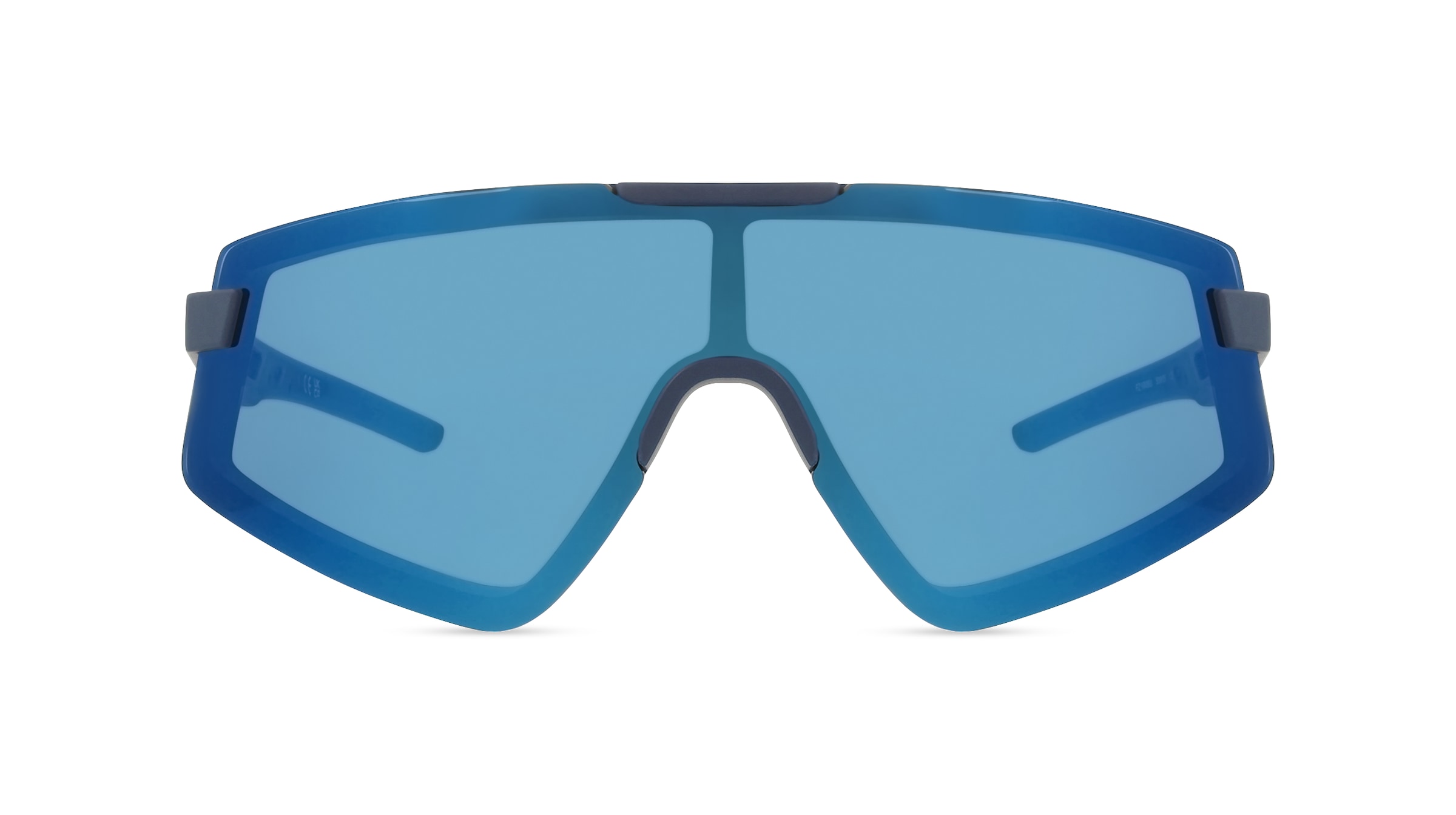 Scuderia Ferrari FZ6009U Herren-Sonnenbrille Randlos Monoscheibe Kunststoff-Gestell, blau