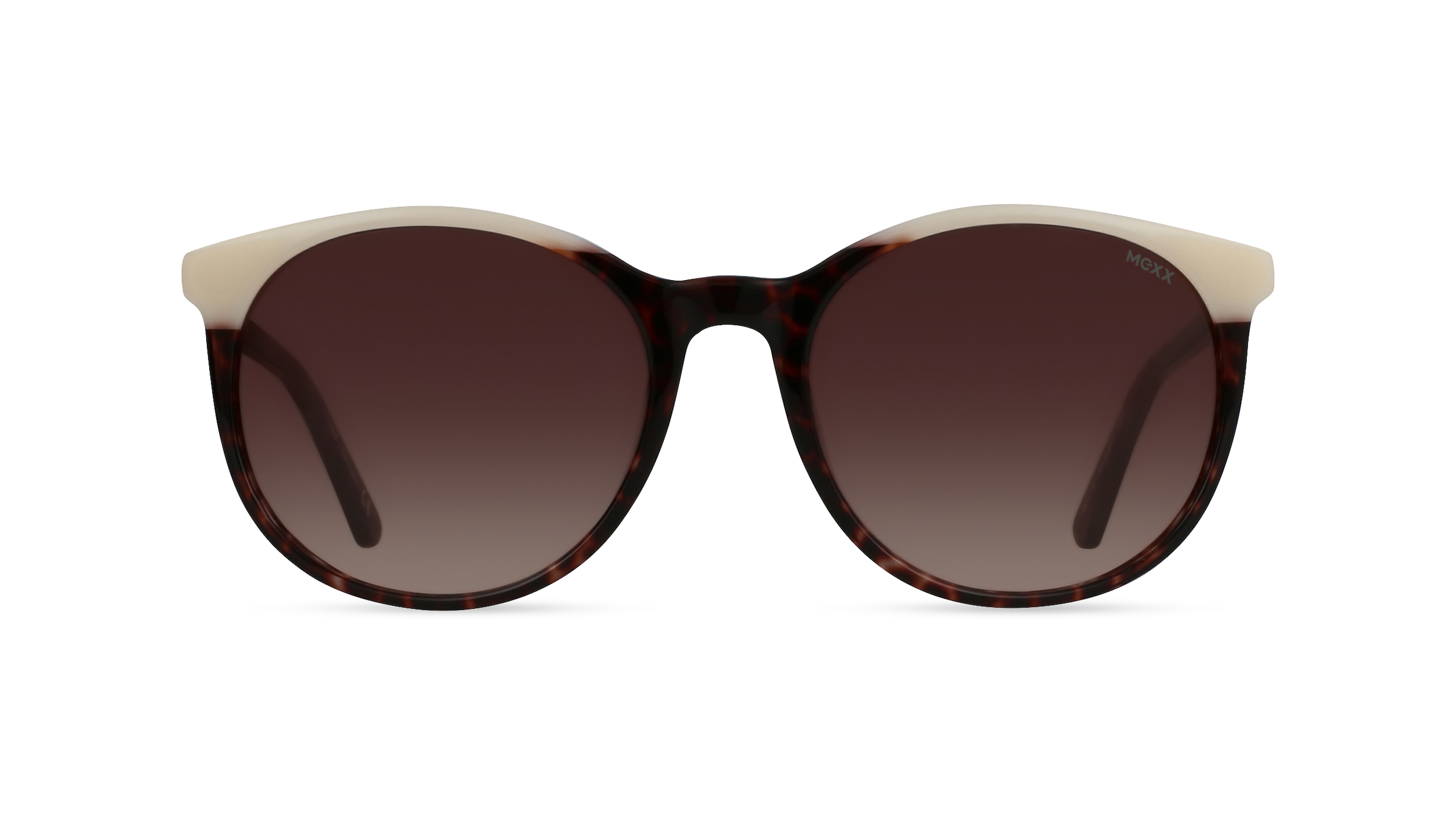 Mexx Eyes 6467 Damen-Sonnenbrille Vollrand Oval Kunststoff-Gestell, braun