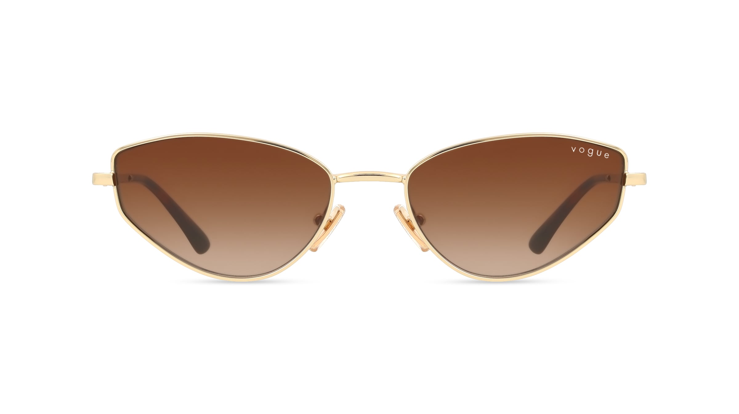 Vogue 0VO4339S Damen-Sonnenbrille Vollrand Cat Eye Metall-Gestell, gold