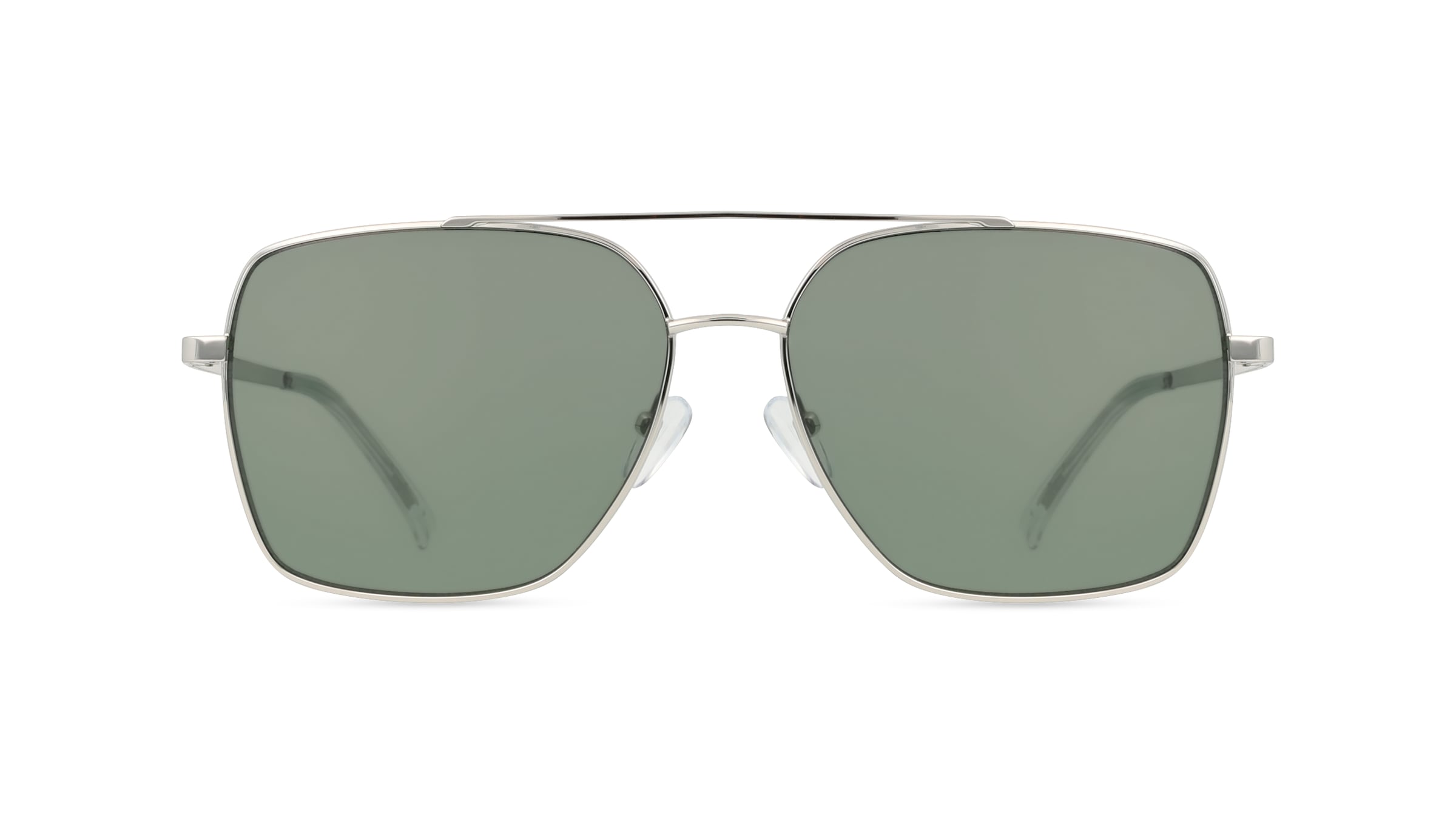 Fielmann BD 557 SUN FA VIKTOR Herren-Sonnenbrille Vollrand Eckig Edelstahl-Gestell, silber