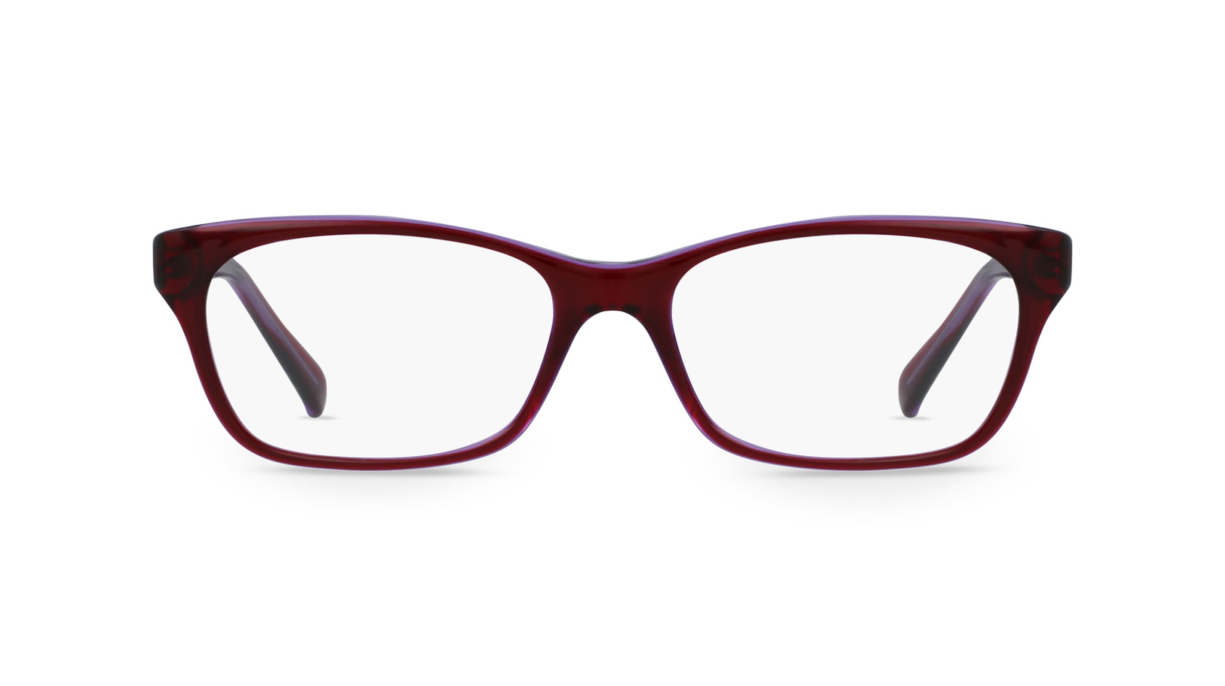 Fielmann MC 445 CL Damen-Brille inkl. Gläser Vollrand Eckig Propionat-Gestell 51mm/16mm/135mm, Rot