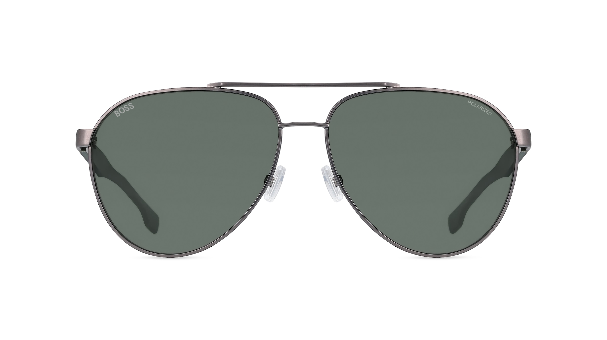 Boss 1485/S Herren-Sonnenbrille Vollrand Pilot Metall-Gestell, grau