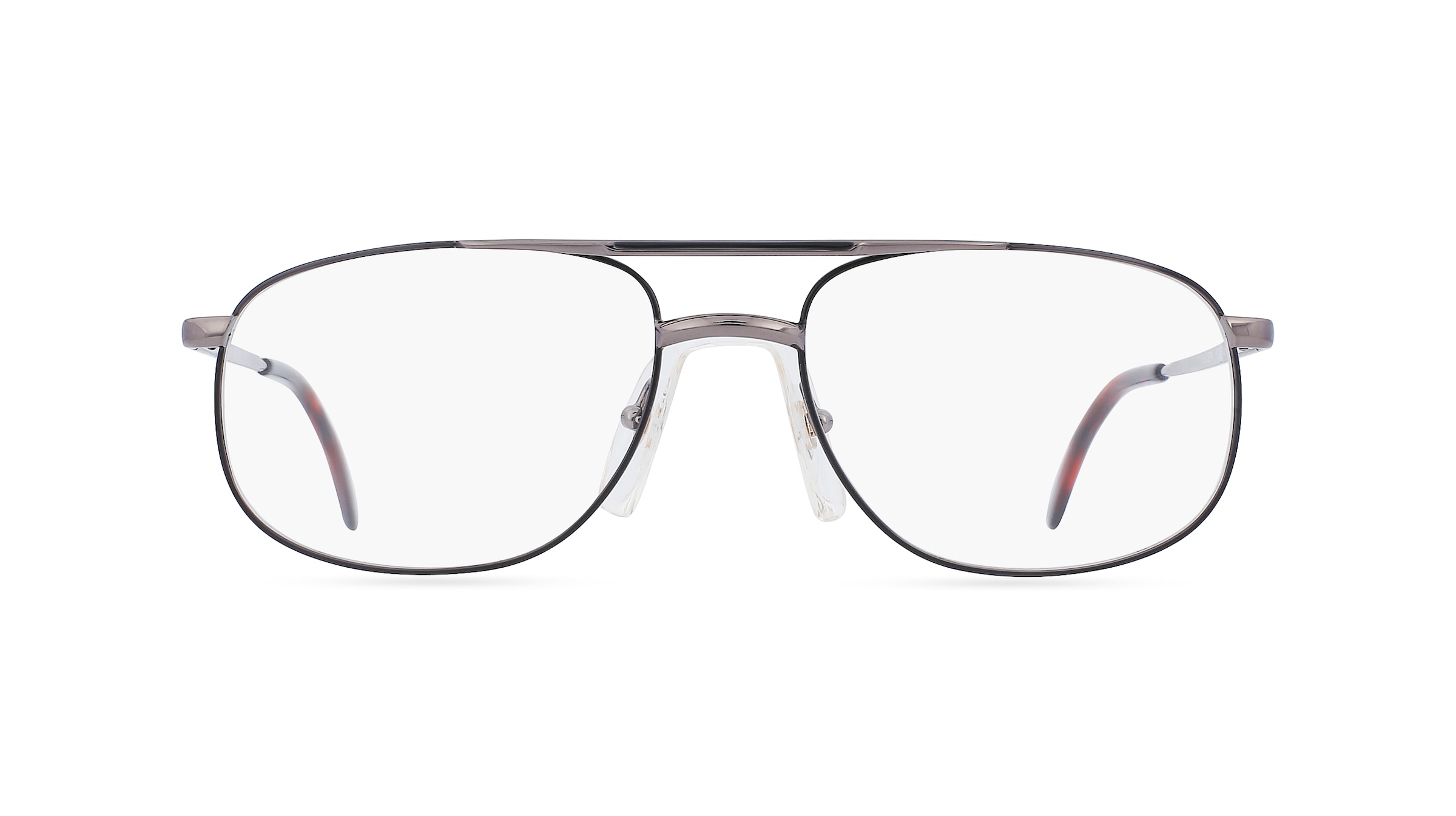 Fielmann OPH 9658 FLEX TR Herren-Brille inkl. Gläser Vollrand Eckig Metall-Gestell 53mm/16mm/140mm, grau