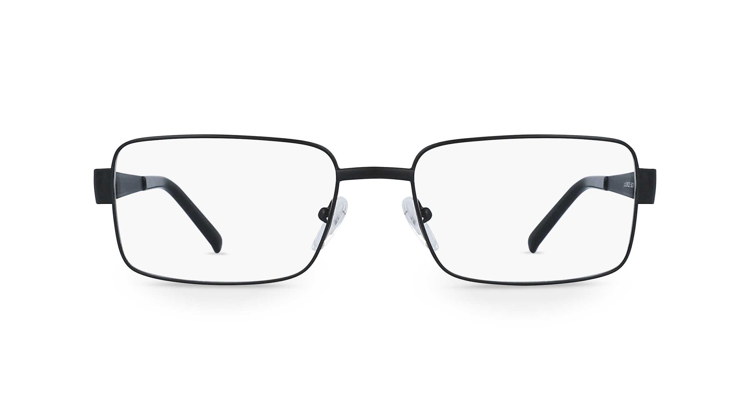 Fielmann MC 526 CL Herren-Brille inkl. Gläser Vollrand Eckig Metall-Gestell 56mm/18mm/140mm, Schwarz