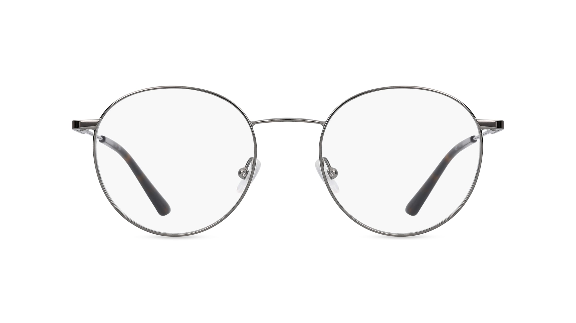 Calvin Klein CK19119 Unisex-Brille inkl. Gläser Vollrand Rund Metall-Gestell 49mm/20mm/145mm, silber