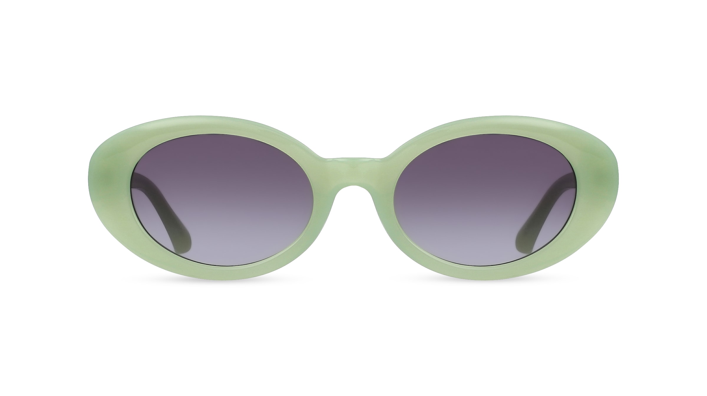 Fielmann MI 044 SUN FA Damen-Sonnenbrille Vollrand Oval Acetat-Gestell, grün