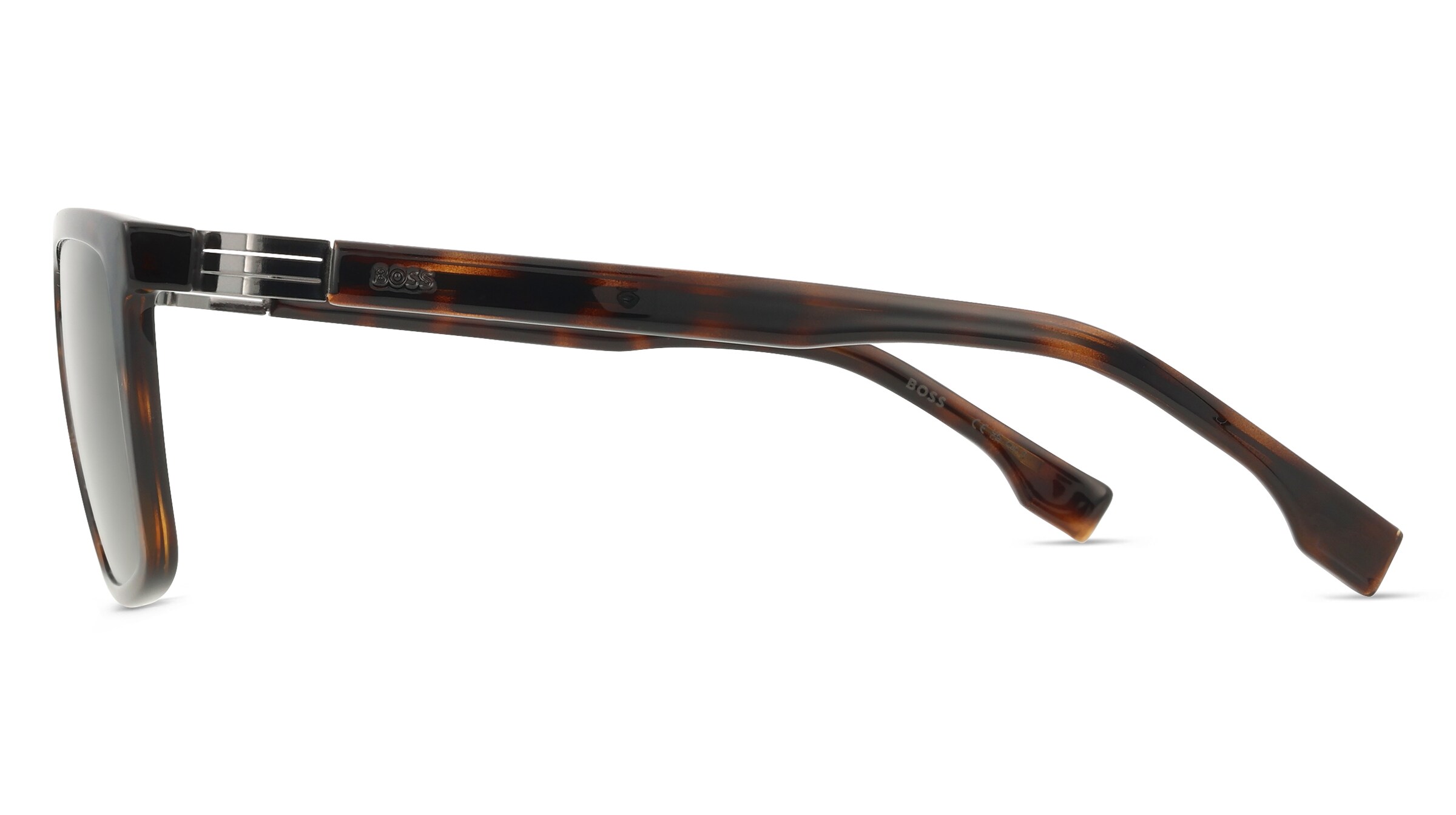 Thumbnail - Boss 207407 Herren-Sonnenbrille Vollrand Eckig Kunststoff-Gestell, braun