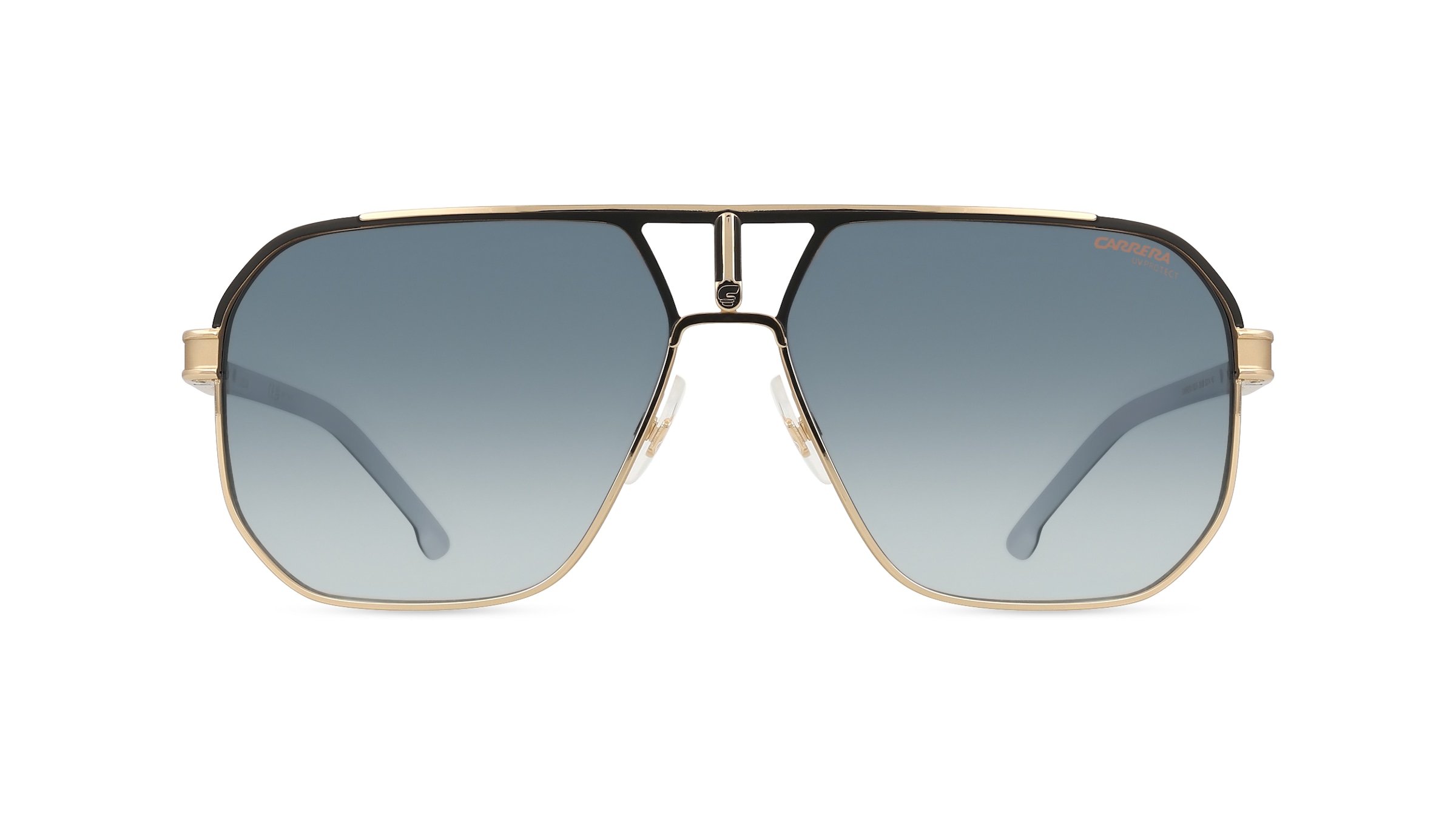 Carrera 1062/S Herren-Sonnenbrille Vollrand Eckig Edelstahl-Gestell, gold